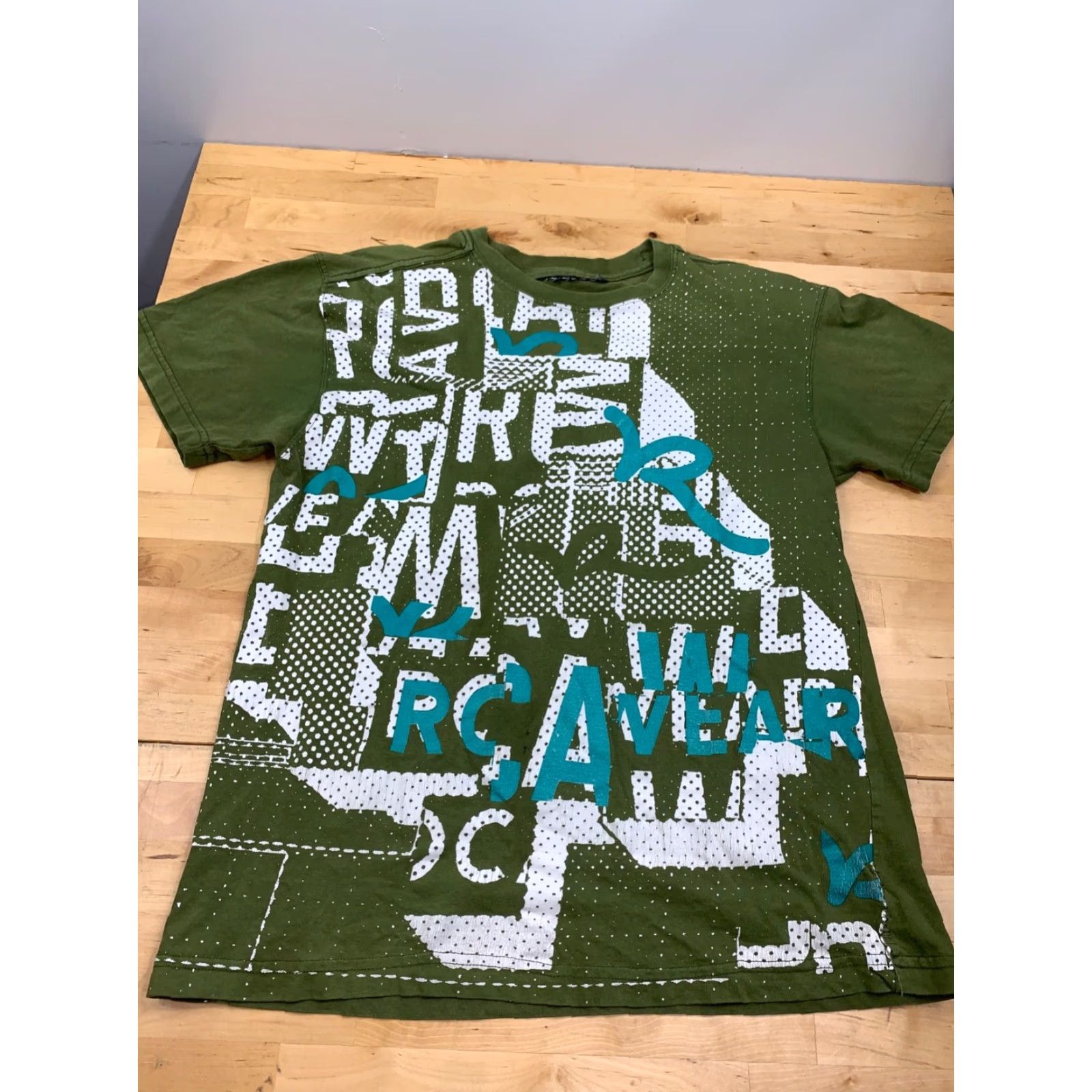 Rocawear VINTAGE Rocawear T Shirt Mens S Green Logo Streetwear 4101 Size US S / EU 44-46 / 1 - 2 Thumbnail