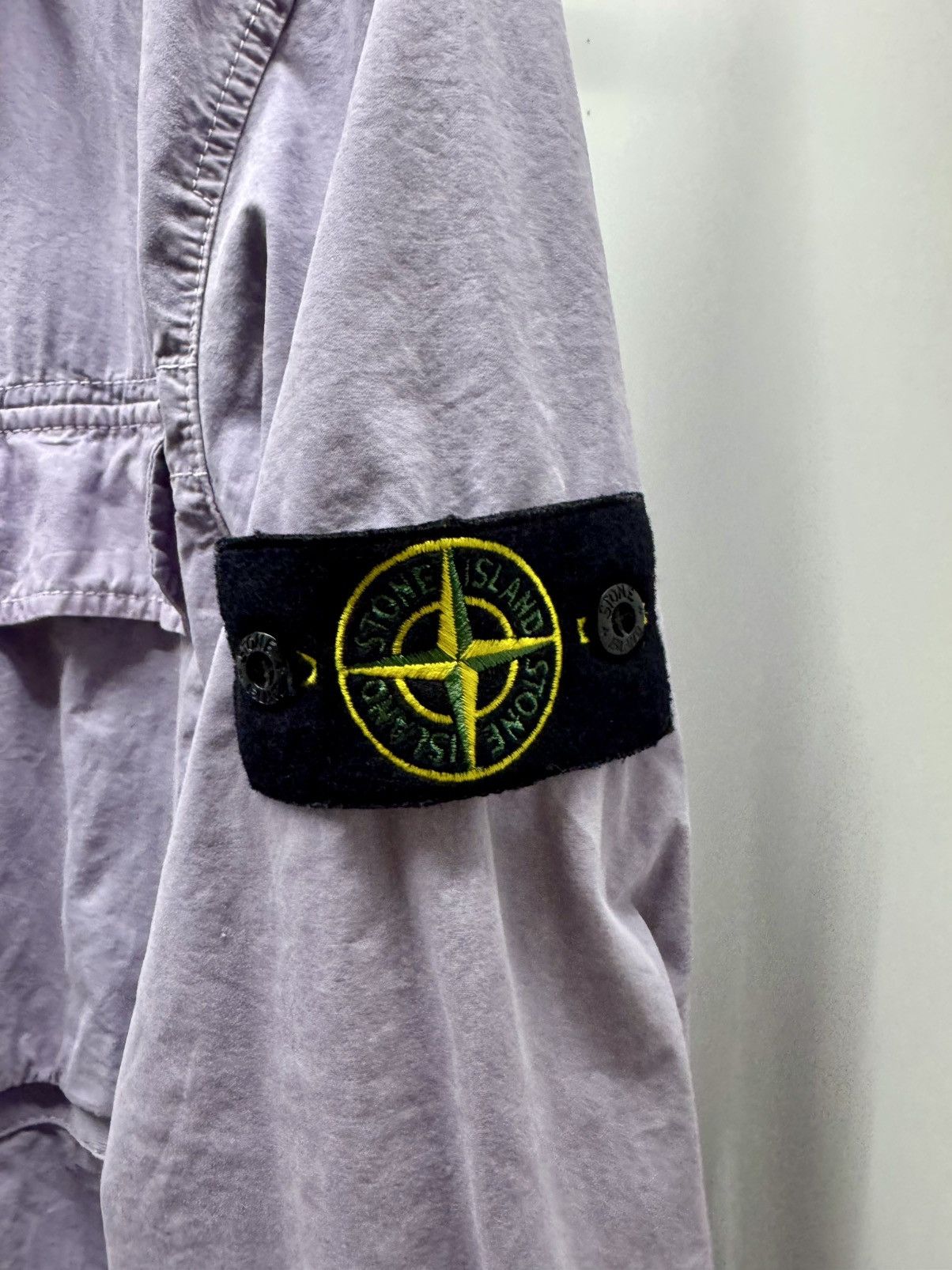Stone Island STONE ISLAND GARMENT DYED TWO POCKET ZIP OVERSHIRT Size US L / EU 52-54 / 3 - 4 Thumbnail