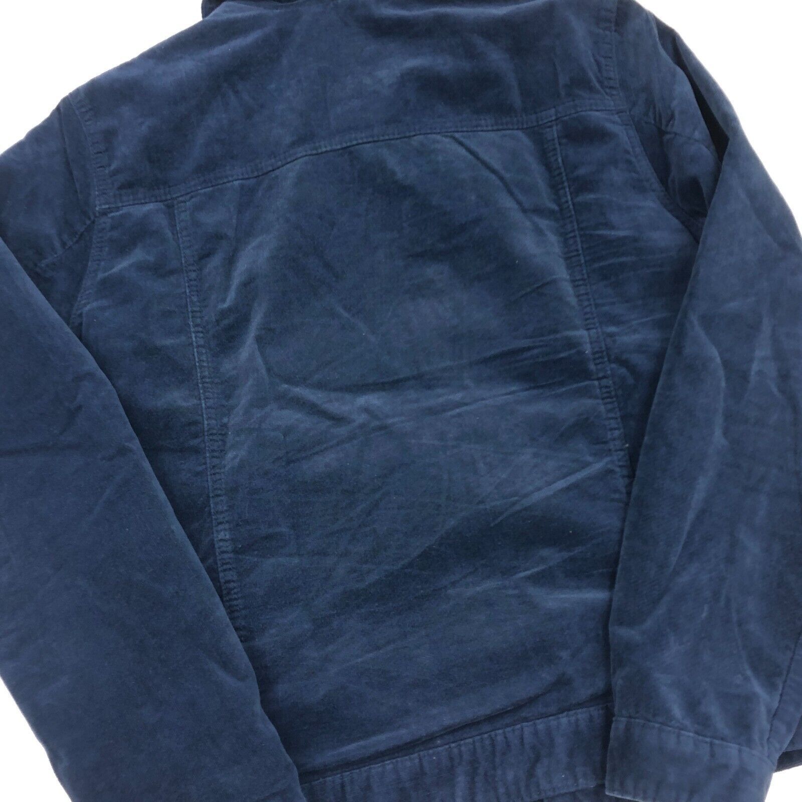 Asos asos velour navy blue zip up jacket coat mens size medium m Size US M / EU 48-50 / 2 - 7 Thumbnail