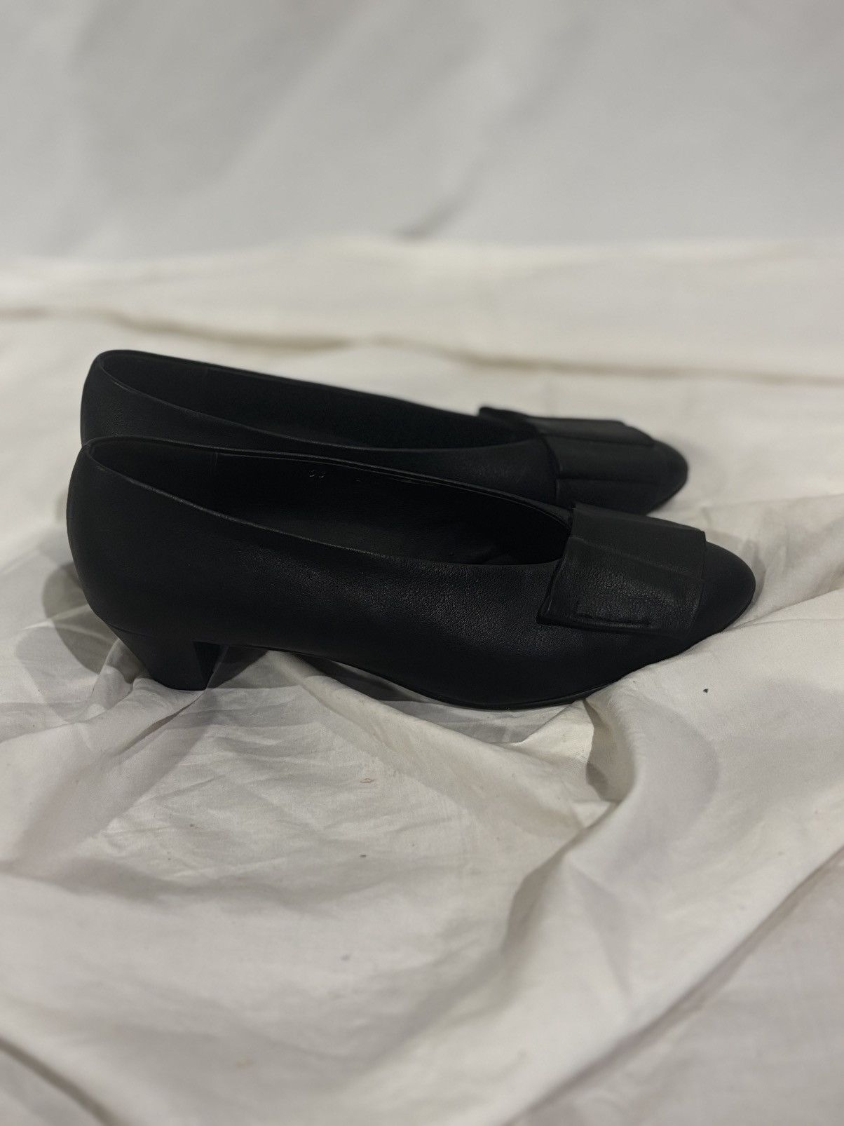 Other Black handmade 1.5” Pumps.wf391 Size US 7 / IT 37 - 4 Thumbnail