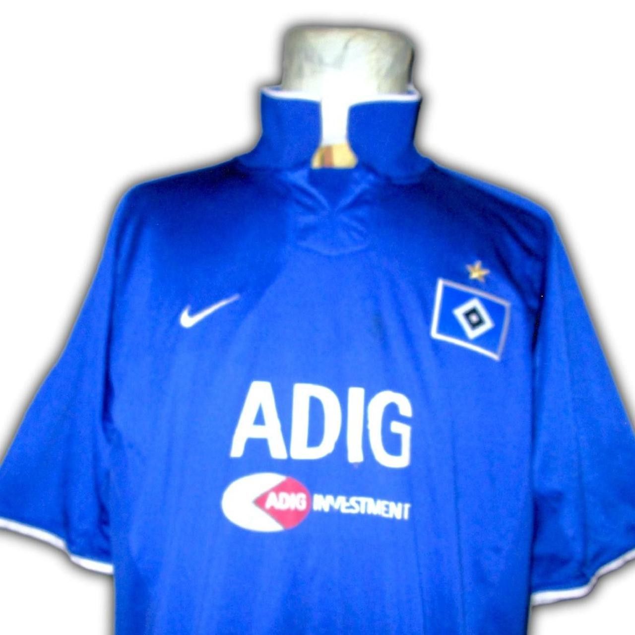 Nike Hamburger SV Germany 2003 2004 2005 Away Shirt Jersey Size US XL / EU 56 / 4 - 1 Thumbnail