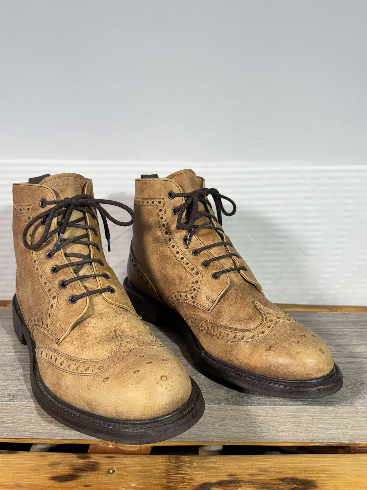 Church's Church’s Boots Men’s Brogues Caldecott Boots 11 US (10 UK) Size US 11 / EU 44 - 1 Thumbnail