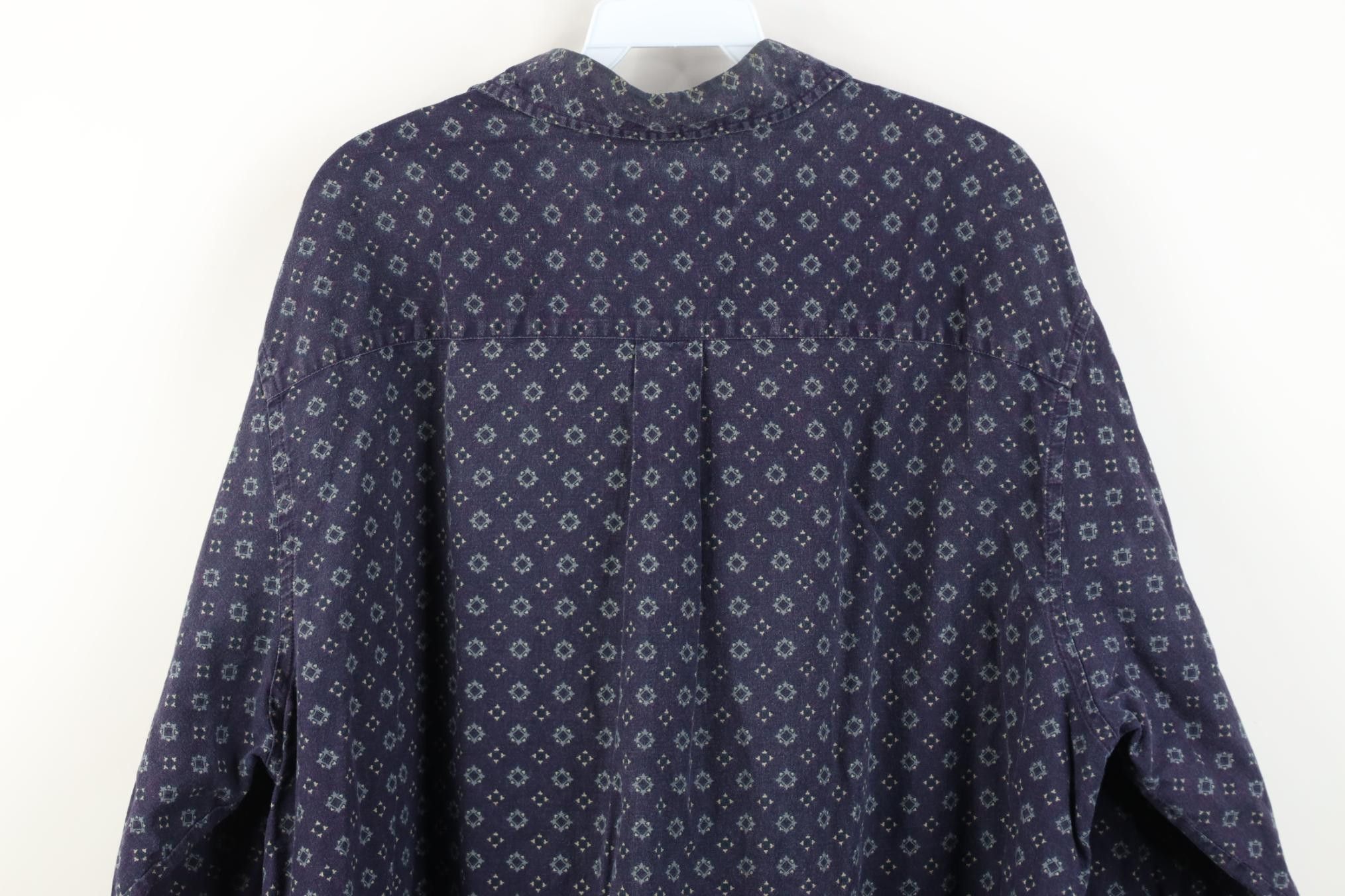 Vintage Vintage 90s Streetwear Collared Button Shirt Cotton Size US XL / EU 56 / 4 - 10 Thumbnail