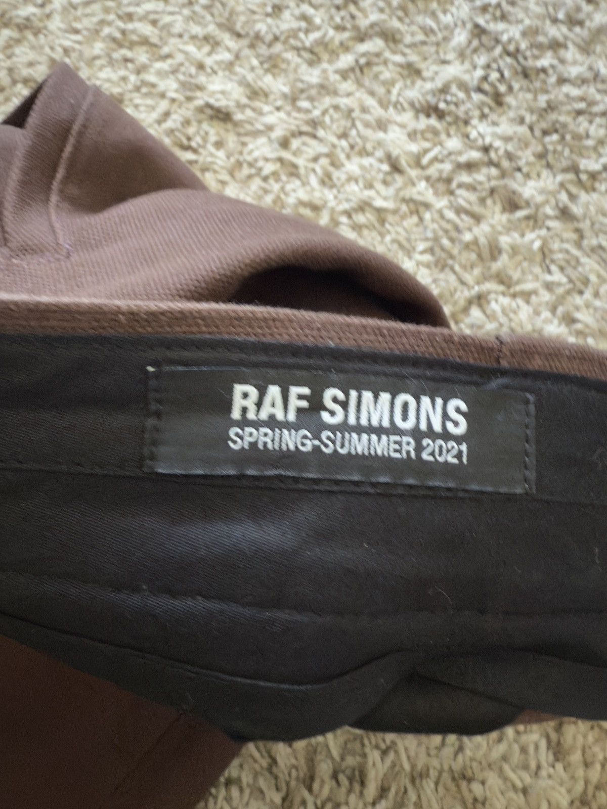 Raf Simons Raf Simons Heavy Canvas Flared Pants SS21 Contrasting Insert Size US 34 / EU 50 - 8 Thumbnail