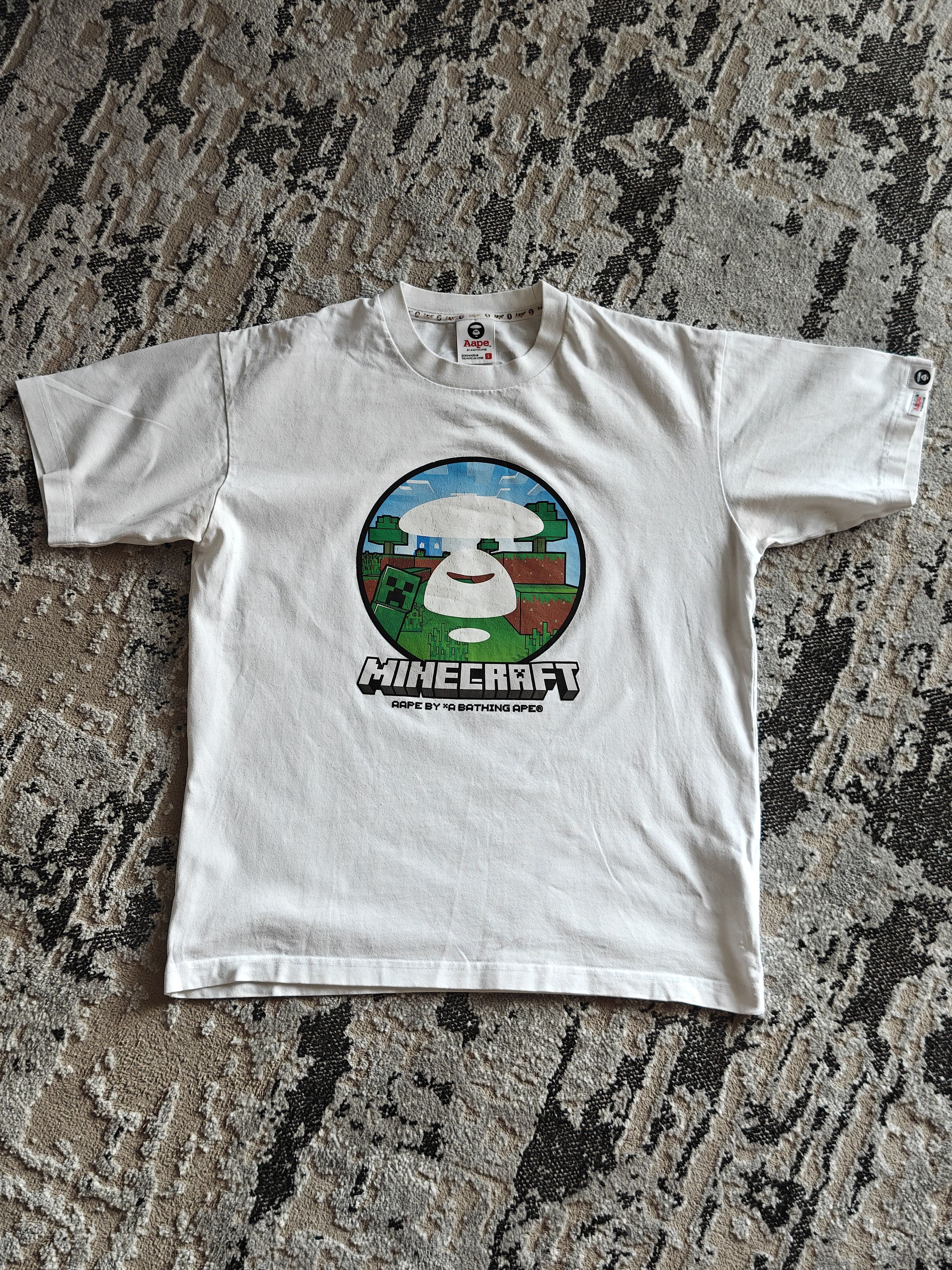 Aape Bape x Minecraft creeper tee Size US S / EU 44-46 / 1 - 1 Thumbnail