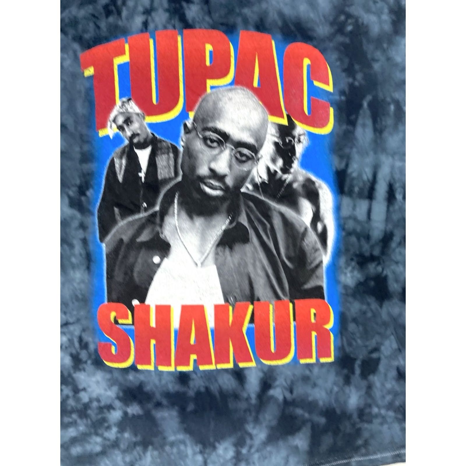 Vintage 2pac Tupac Shakur Graphic T-shirt Women XXL Oversized Tie Dye Short Sleeve Music Shirt Size XXL / US 16-18 / IT 52-54 - 2 Thumbnail