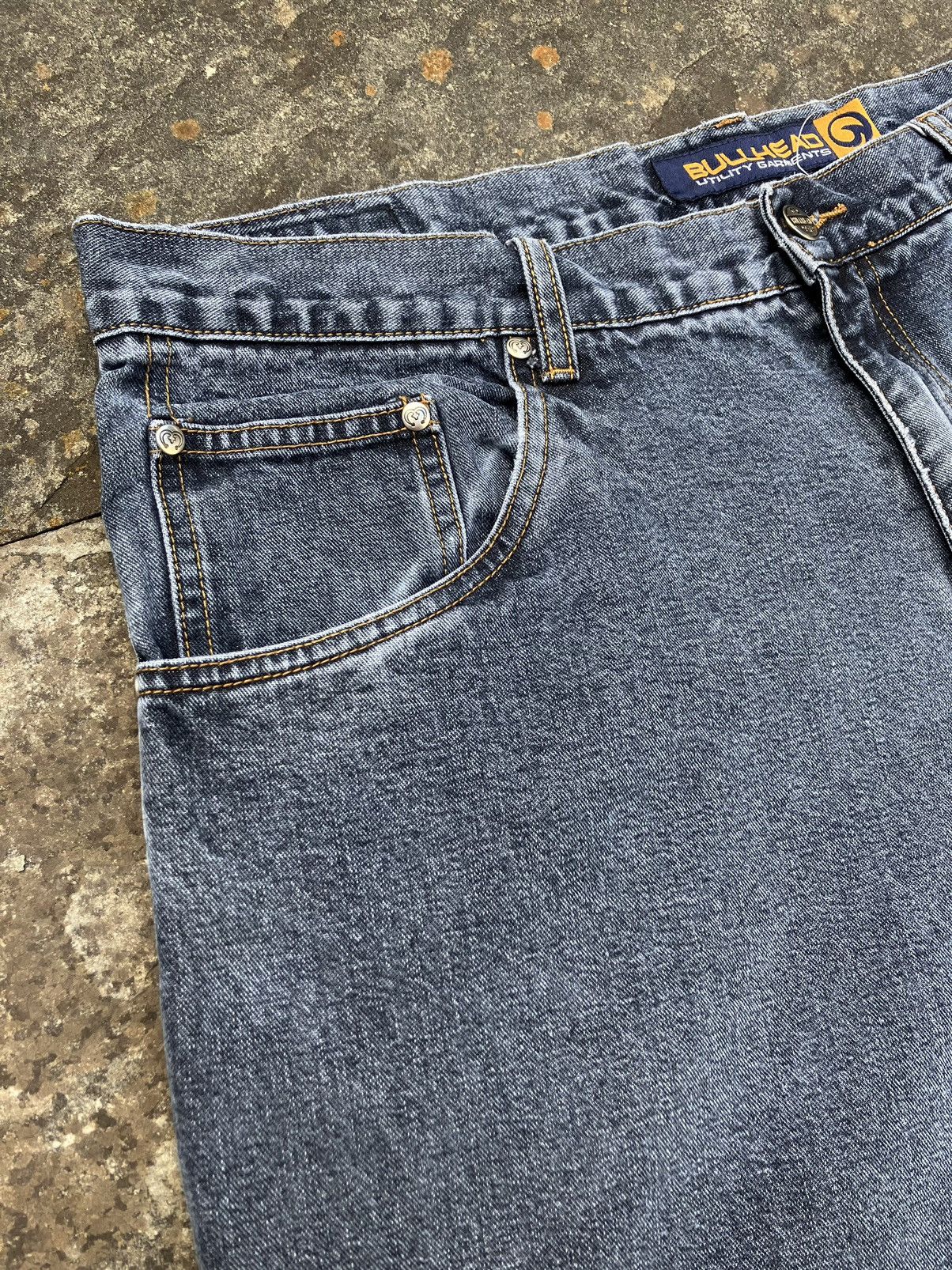 Bullhead Denim Co. Vintage Y2K Bullhead Denim Wide Leg Carpenter Jeans Size US 38 / EU 54 - 5 Thumbnail