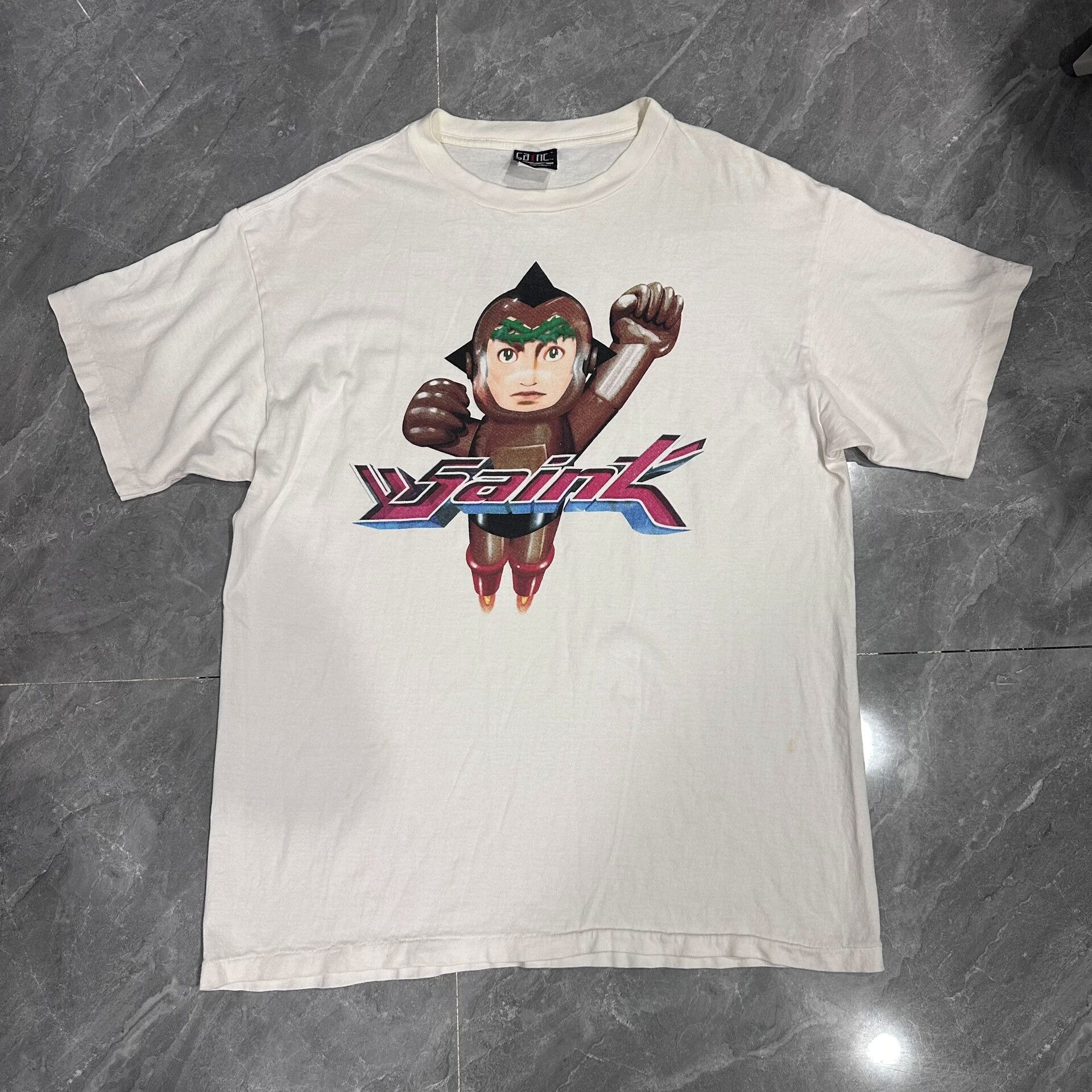 Saint Michael Astro Boy Graphic T-Shirt