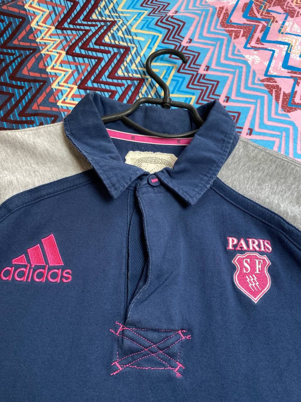 Adidas Vintage ADIDAS fleece sweater Size US L / EU 52-54 / 3 - 16 Thumbnail