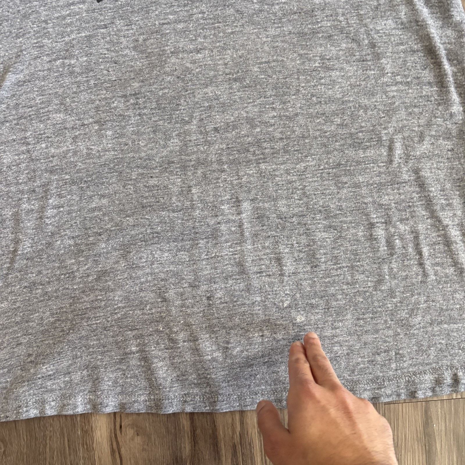 Russell Athletic × Vintage Vintage Paper Thin Burnout T-Shirt Men's Size L Gray THIN Size US L / EU 52-54 / 3 - 11 Thumbnail