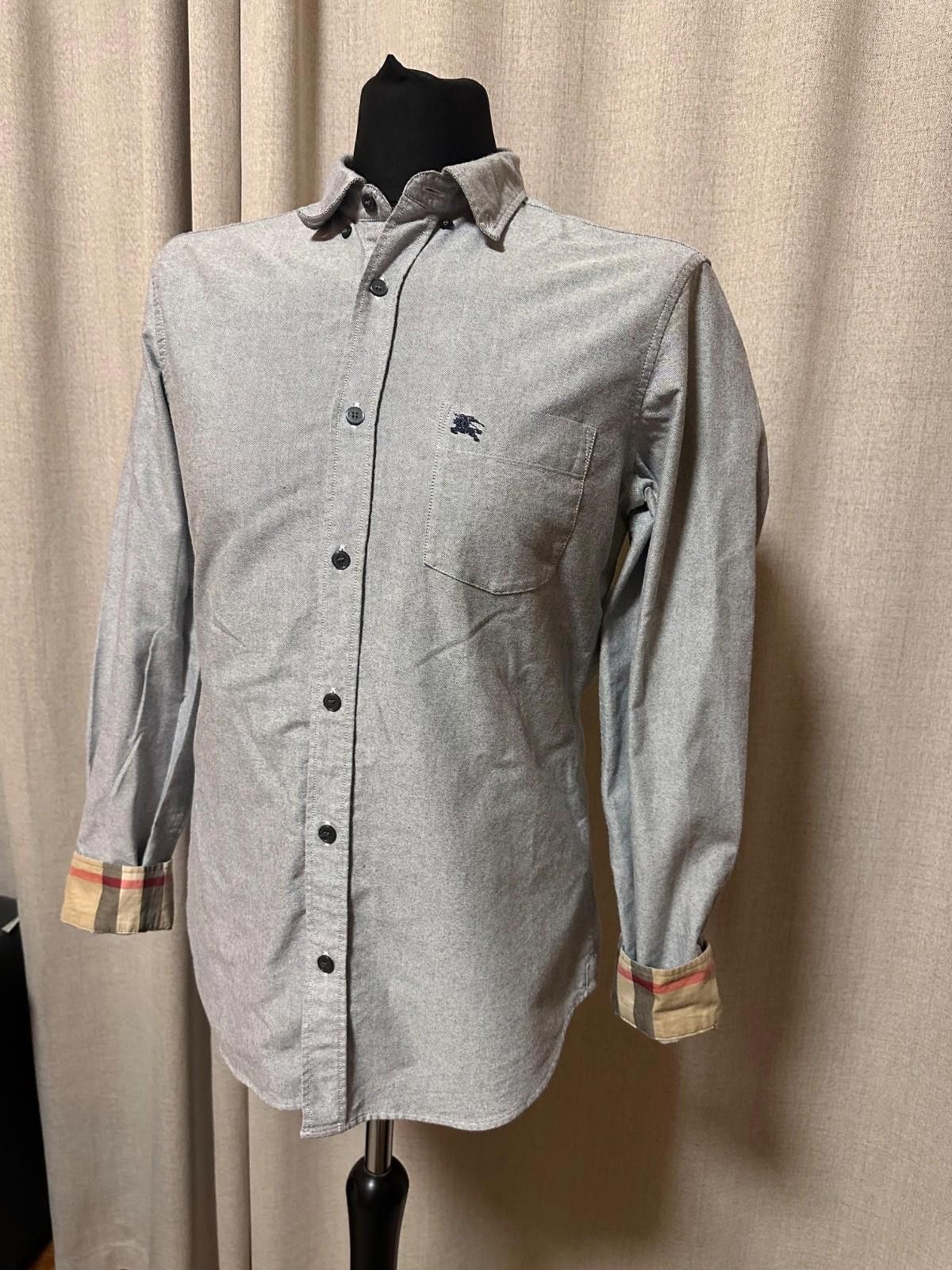 Burberry Burberry Brit Button Up Shirt Gray Sz M Size US M / EU 48-50 / 2 - 4 Thumbnail