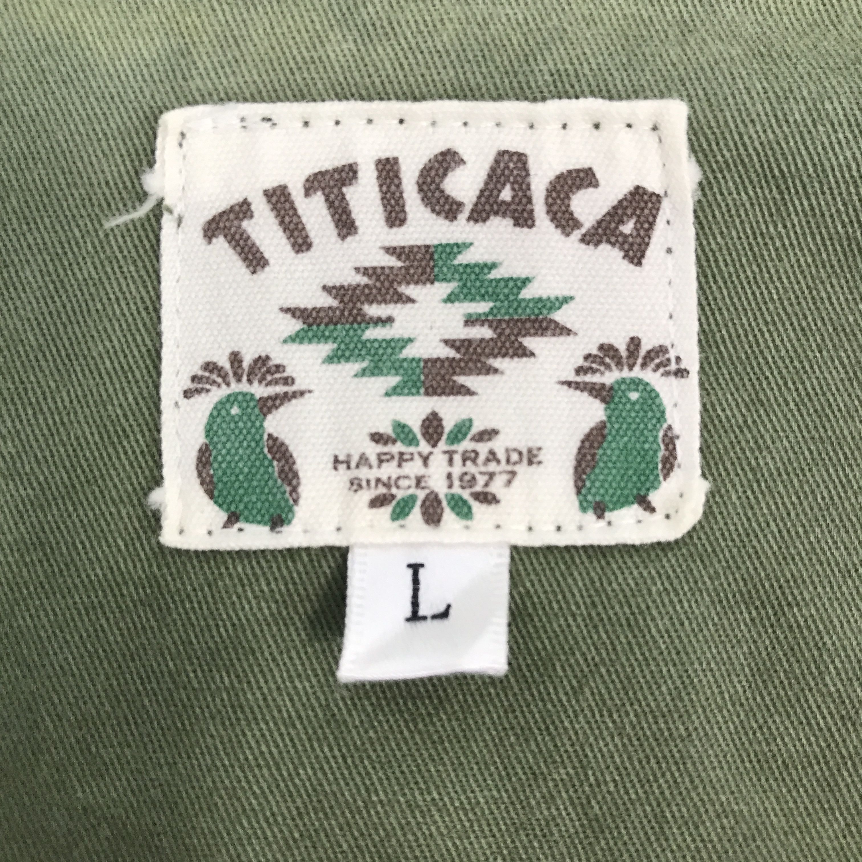 Japanese Brand × Vintage Vintage T.C Army Titicaca design Og107 Jacket Size US L / EU 52-54 / 3 - 9 Thumbnail