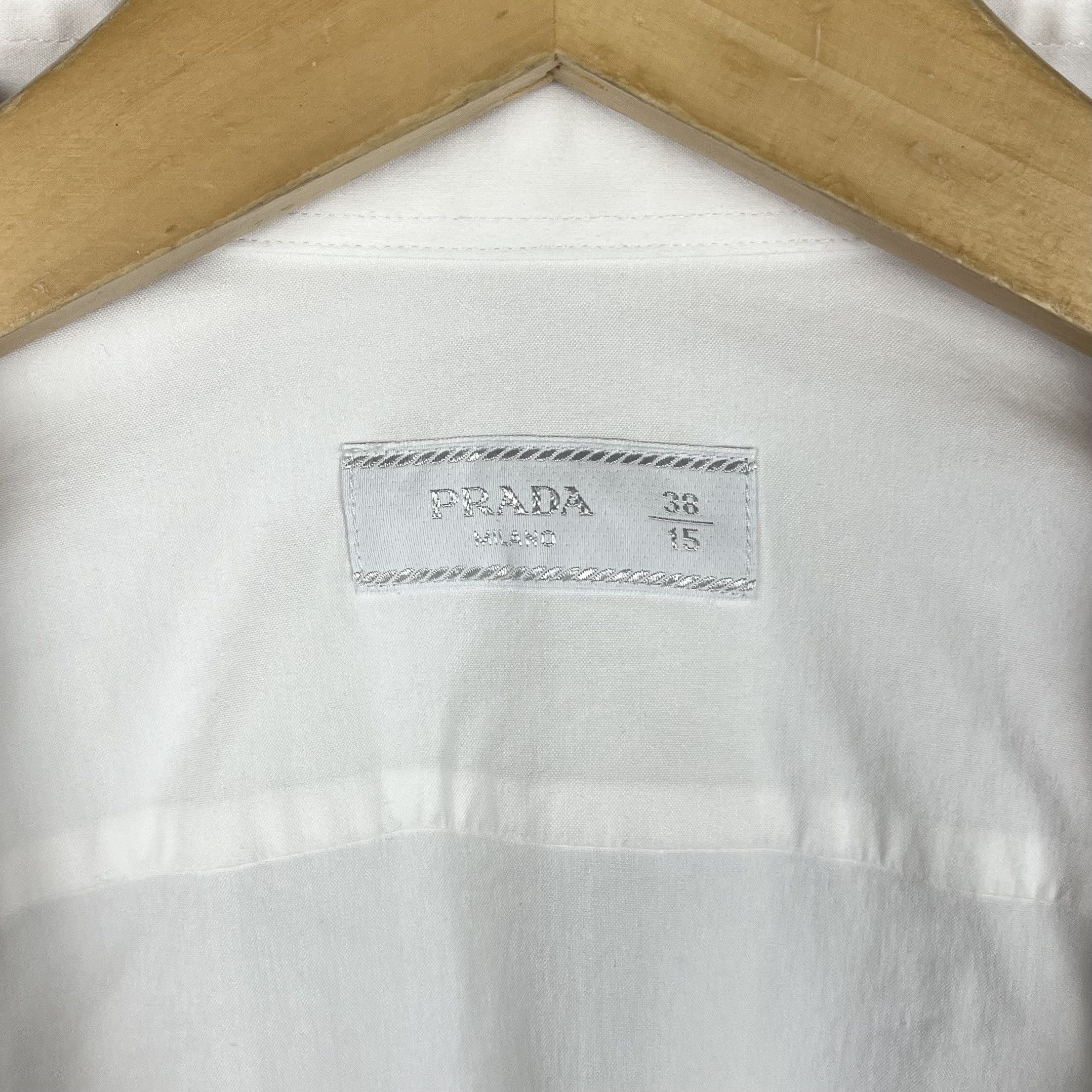 Prada Prada Long Sleeve Button Up Formal Shirt Size US M / EU 48-50 / 2 - 8 Thumbnail