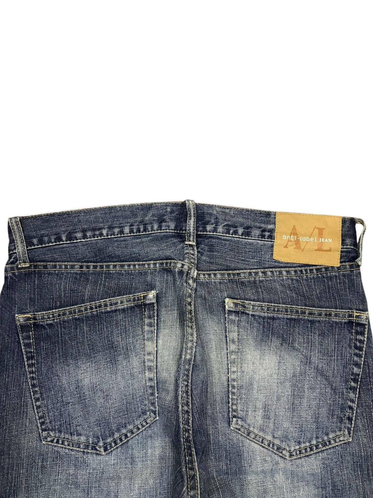Japanese Brand Vintage Japanese Anti Label Mud Wash Distressed Loose Jeans Size US 34 / EU 50 - 8 Thumbnail