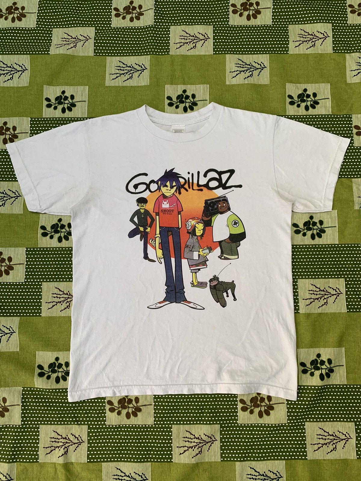 Band Tees × Vintage Vintage Gorillaz Band Alternative Pop Hip-Hop T-Shirt Size US M / EU 48-50 / 2 - 1 Thumbnail