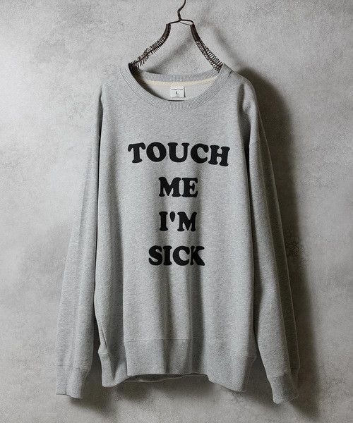 Number nine TOUCH ME I'M SICK PRINTED Sweatshirt