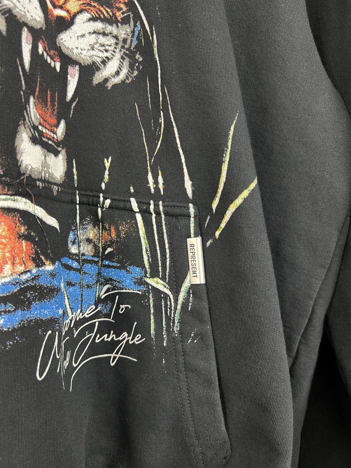 Represent Clo. Represent Welcome To The Jungle Tiger Oversized Hoodie Sz M Size US M / EU 48-50 / 2 - 6 Thumbnail