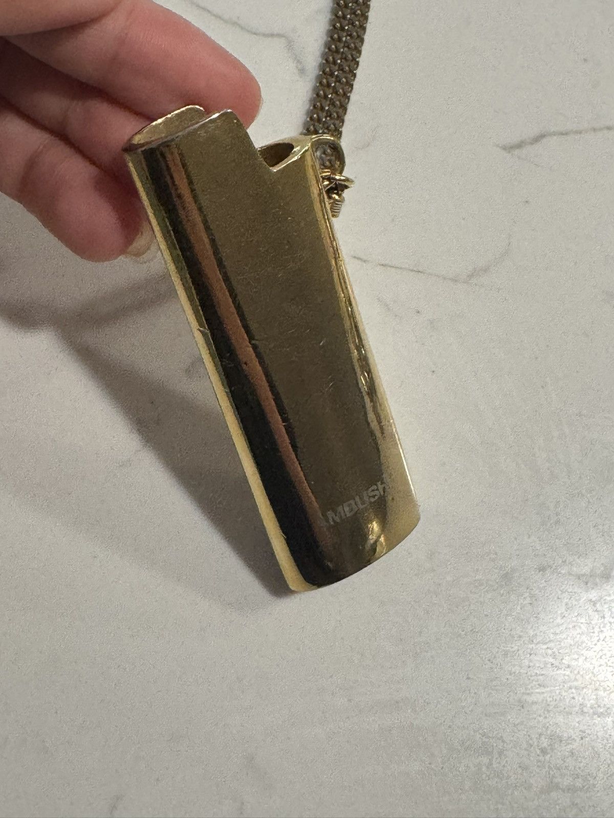 Ambush Design Ambush lighter chain gold Size ONE SIZE - 3 Thumbnail