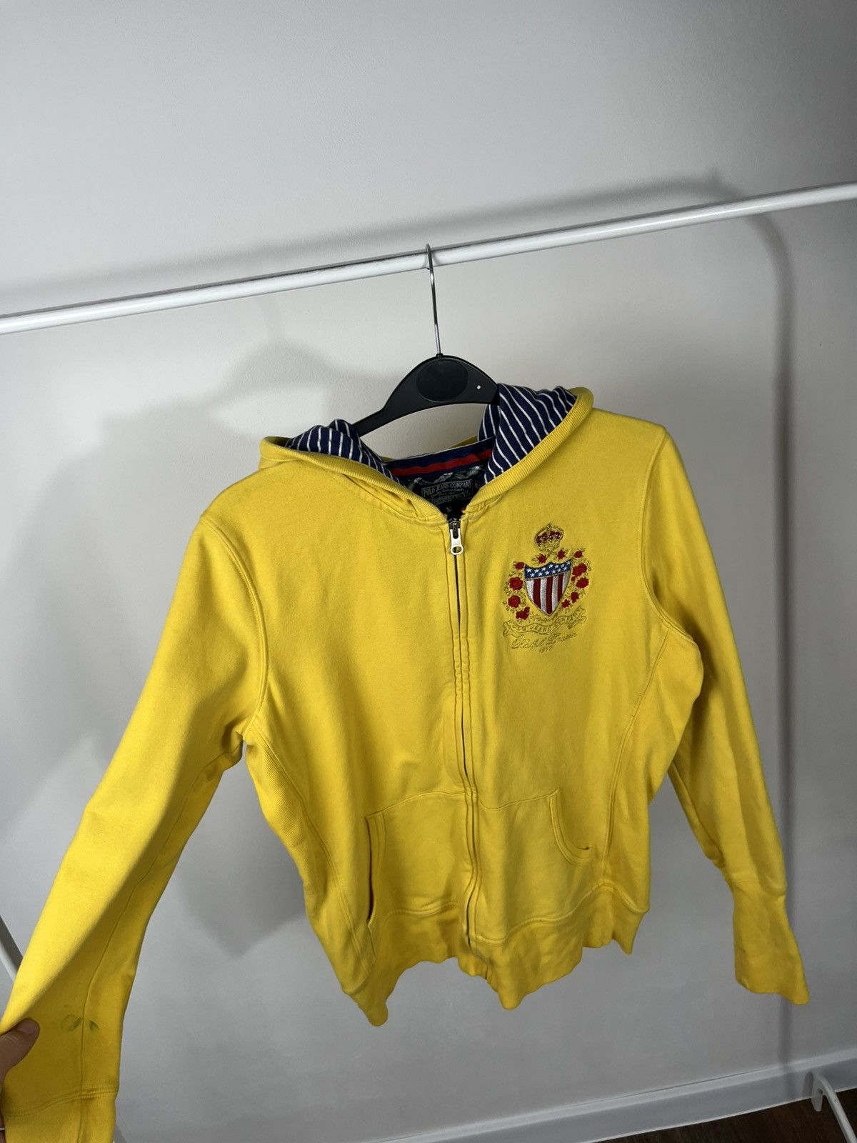 Polo Ralph Lauren Polo Jeans Company Ralph Lauren Yellow Zip Hoodie Size M Size M / US 6-8 / IT 42-44 - 7 Thumbnail