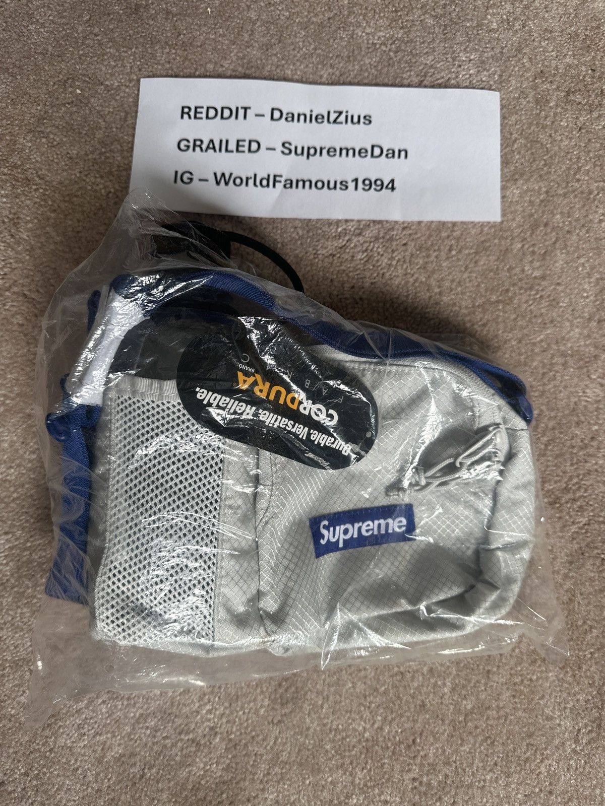 Supreme Supreme Side Bag 'Silver' Size ONE SIZE - 4 Thumbnail