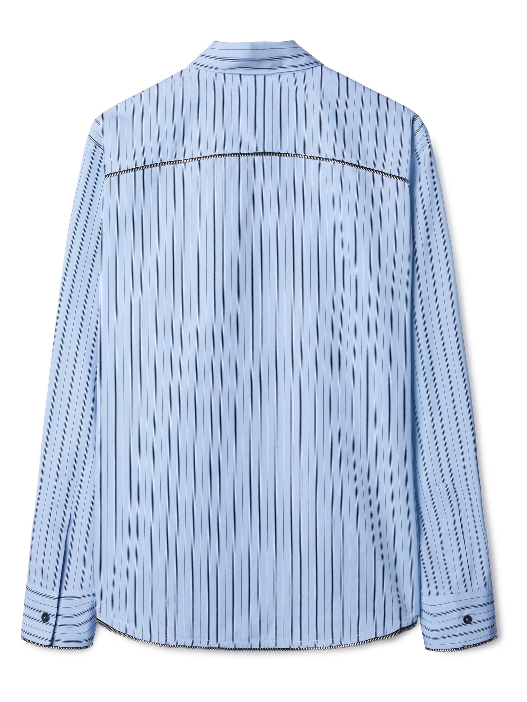 Off-White o1y0325 Logo Striped Shirt in Blue Size US L / EU 52-54 / 3 - 2 Thumbnail