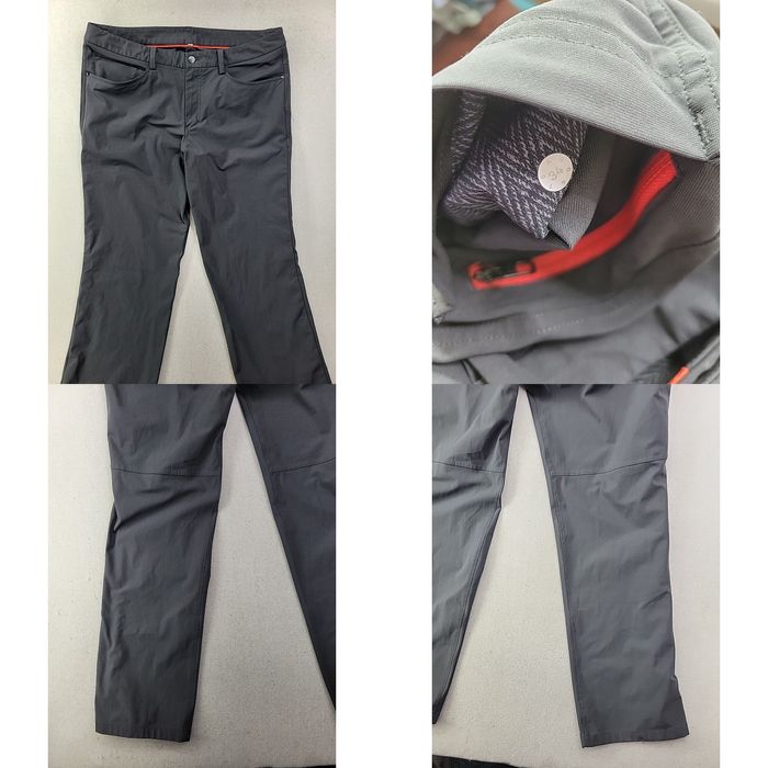 Lululemon Lululemon ABC Classic-Fit Warpstreme Men 34 Gray Pant