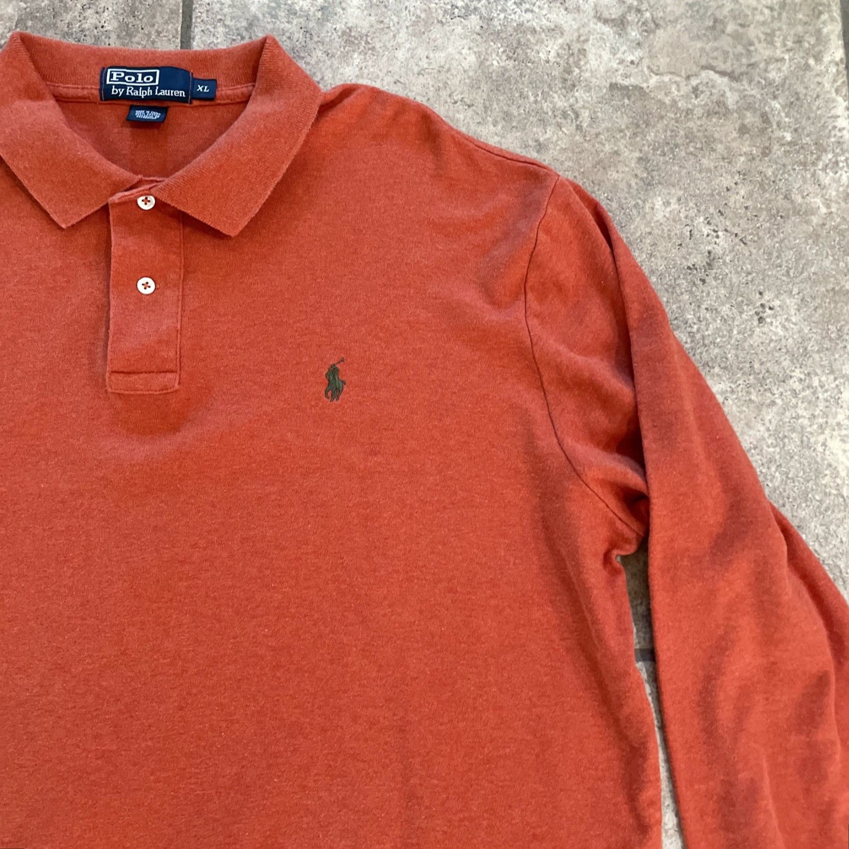 Polo Ralph Lauren Polo Ralph Lauren Polo Shirt Red XL Mens 100% Cotton Golf Style Regular Size XL Size US XL / EU 56 / 4 - 2 Thumbnail