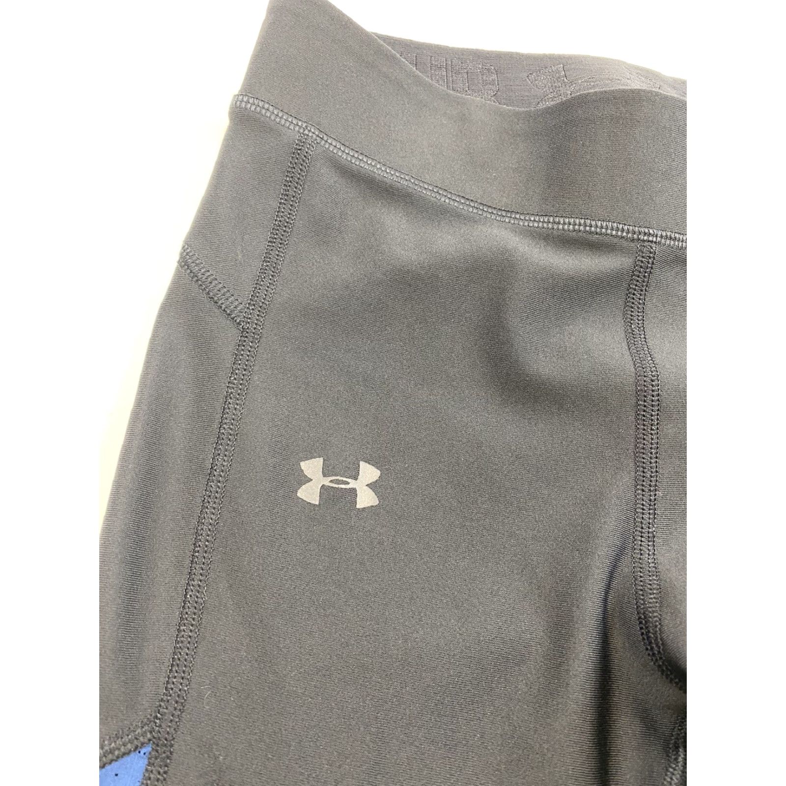 Under Armour Under Armour Leggings Womens XS Black Blue Compression Running & Jogging Yoga Cross Training Size 26" / US 2 / IT 38 - 4 Thumbnail