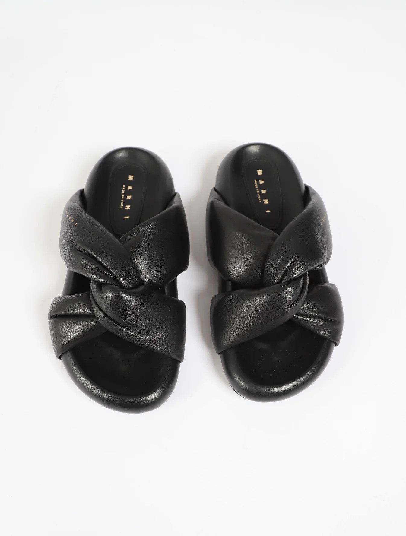 Marni o1w1db10125 Tie Sandal in Black Size US 7 / IT 37 - 3 Thumbnail