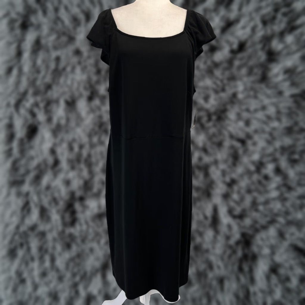 Old Navy Old Navy Black Dress, Extra Large, XL, Capsule, Knee Length, Cap Sleeve Size XL / US 12-14 / IT 48-50 - 1 Thumbnail