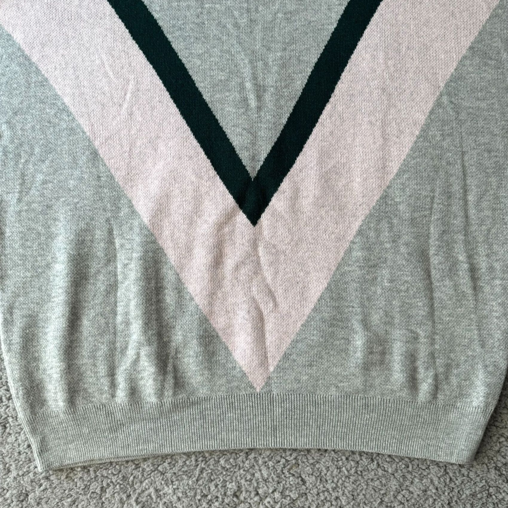 Old Navy Old Navy Sweater Mens Small Gray Pink Colorblock Turtleneck Pullover Size US S / EU 44-46 / 1 - 3 Thumbnail