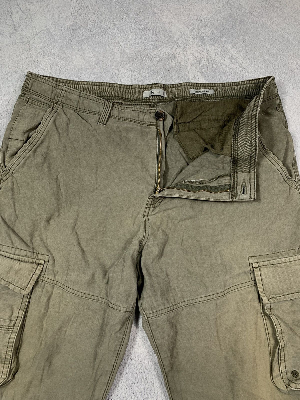Vintage Vintage Y2K cargo faded wide pants outdoor style size 38 Size US 38 / EU 54 - 3 Thumbnail