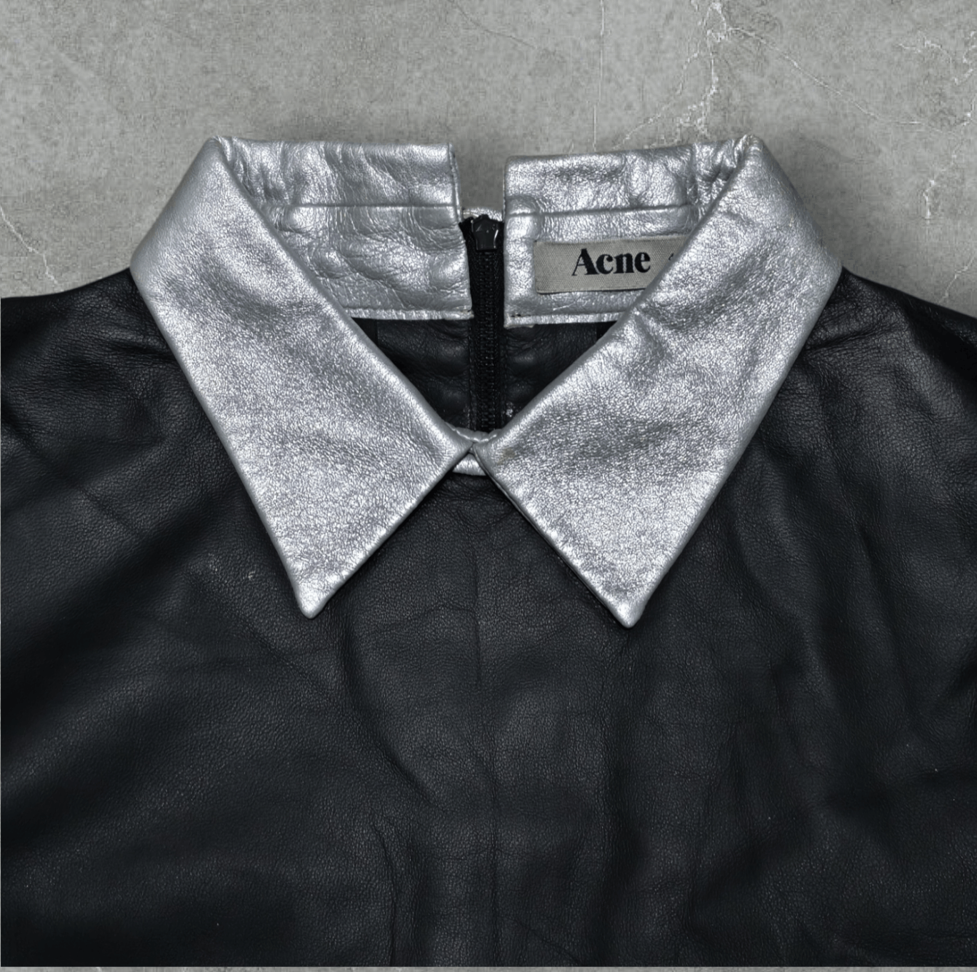Acne Studios Acne Studios Black Stretchy Leather Dress Size M / US 6-8 / IT 42-44 - 6 Thumbnail