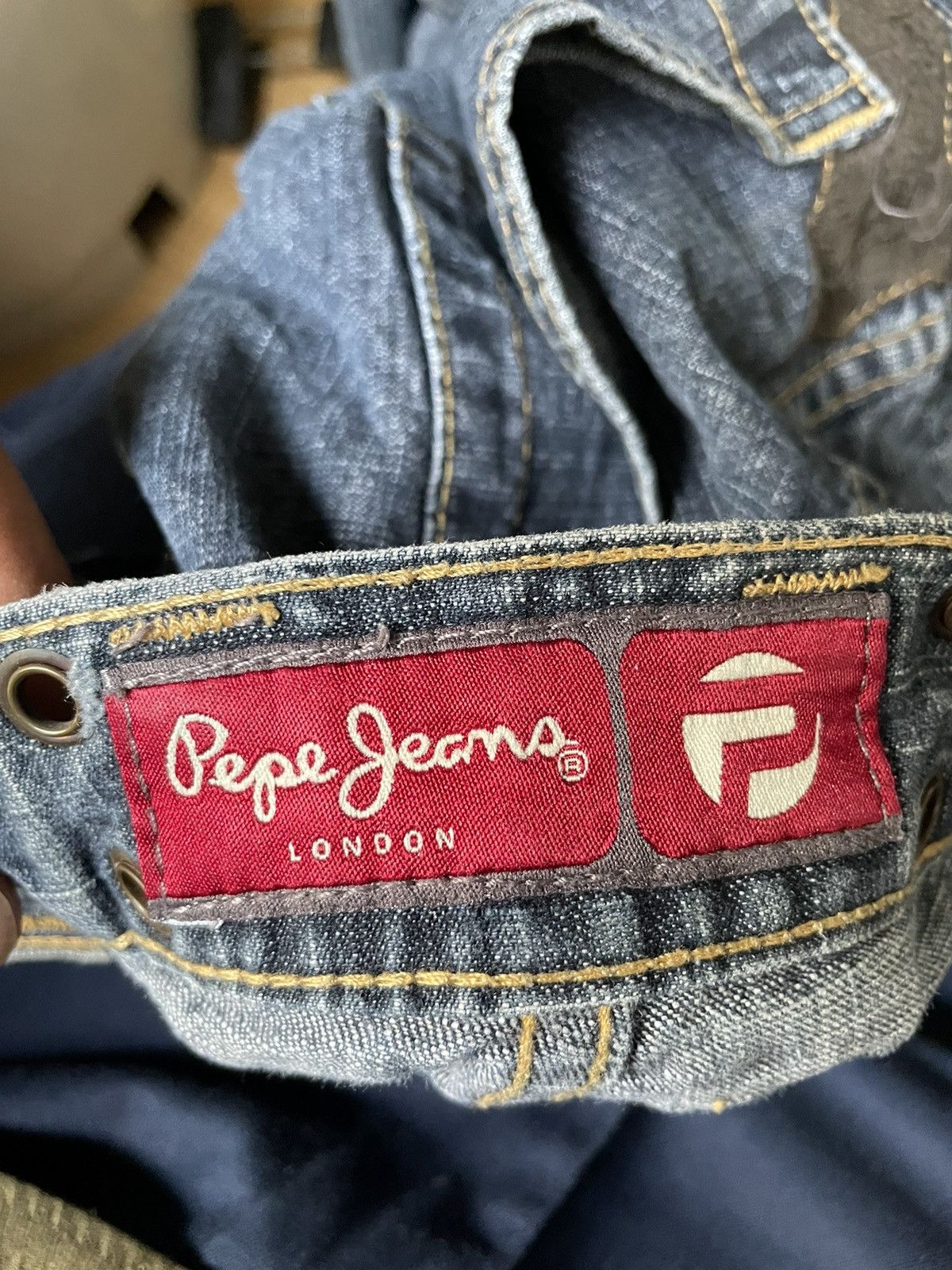 Pelle Pelle Vintage Y2K Pepe Baggy Jeans Size US 36 / EU 52 - 21 Thumbnail