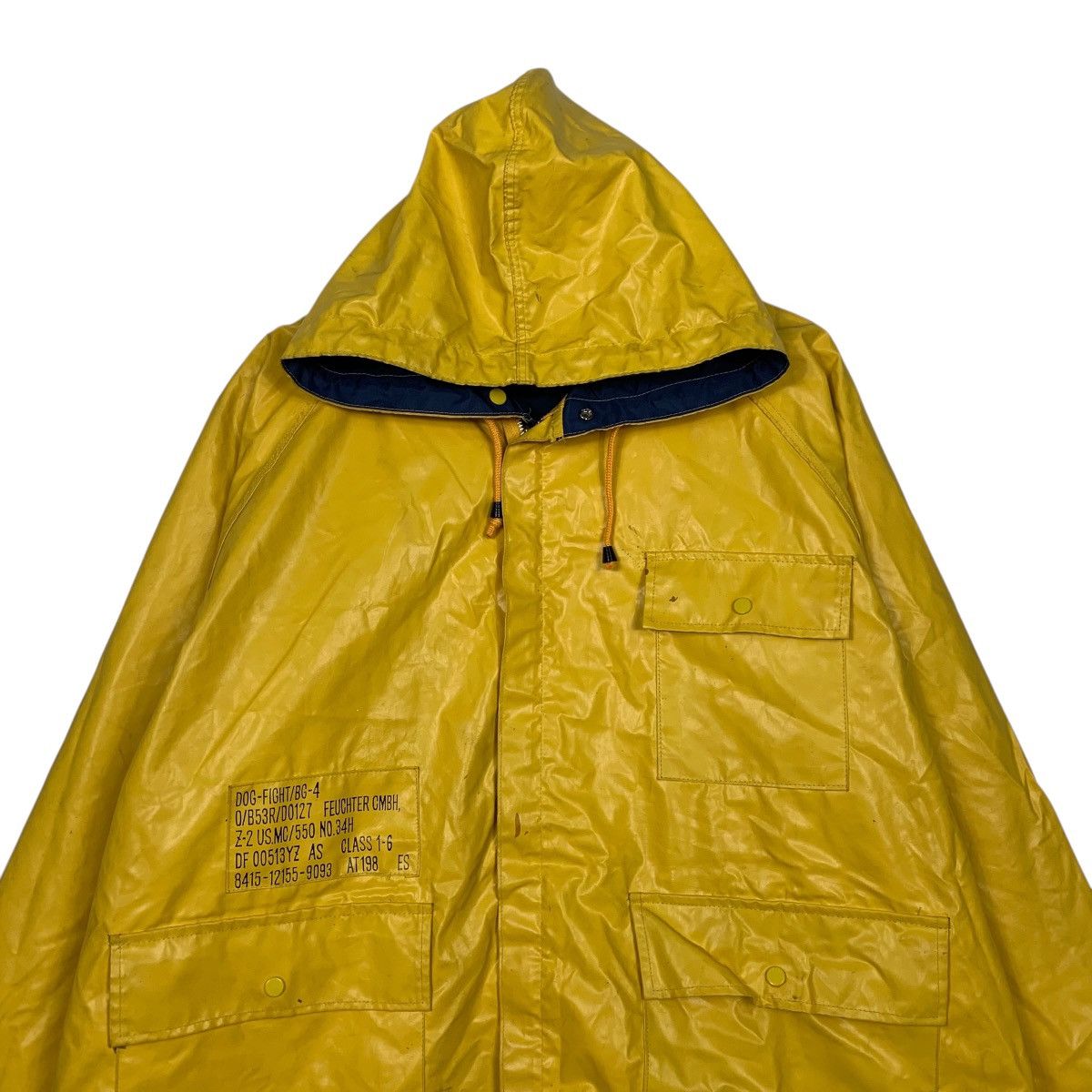 Japanese Brand Dog Fight Military USN Hooded Jacket Size US XL / EU 56 / 4 - 2 Thumbnail