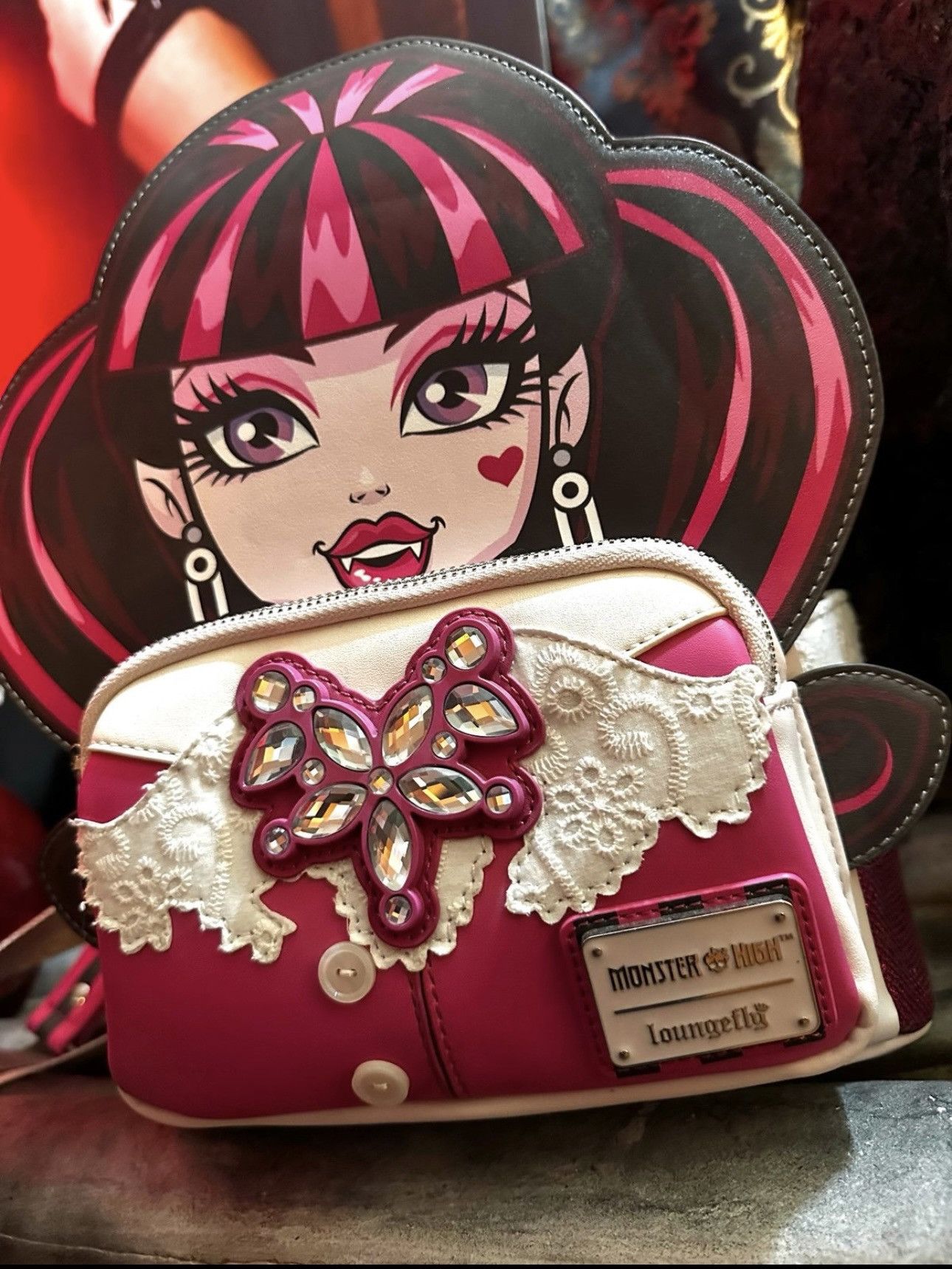 Other Loungefly Monster High Draculaura Backpack Size ONE SIZE - 2 Thumbnail