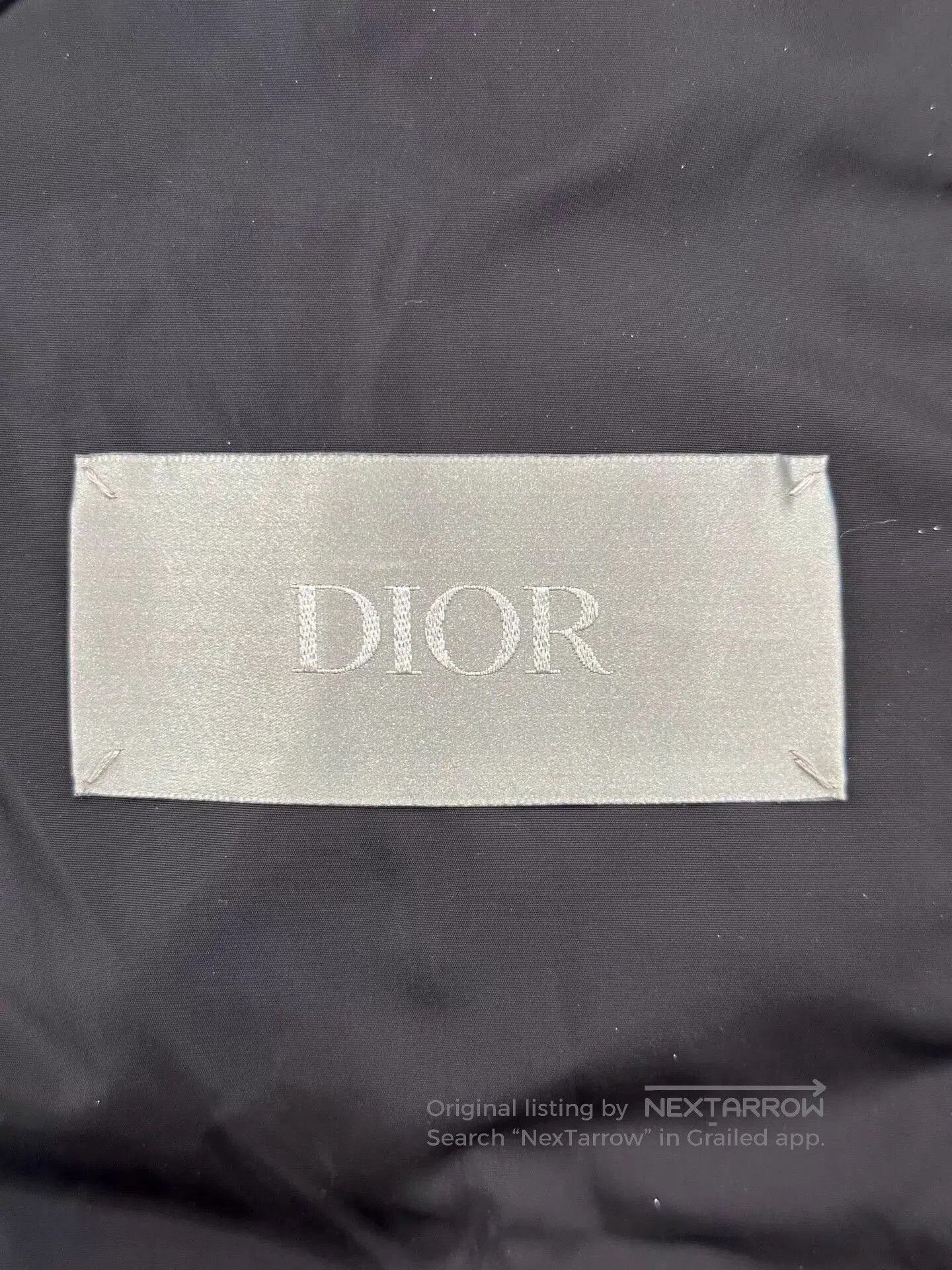 Dior Blue Quilted Puffer Jacket with Zip Closure - Size M. Size US M / EU 48-50 / 2 - 6 Thumbnail