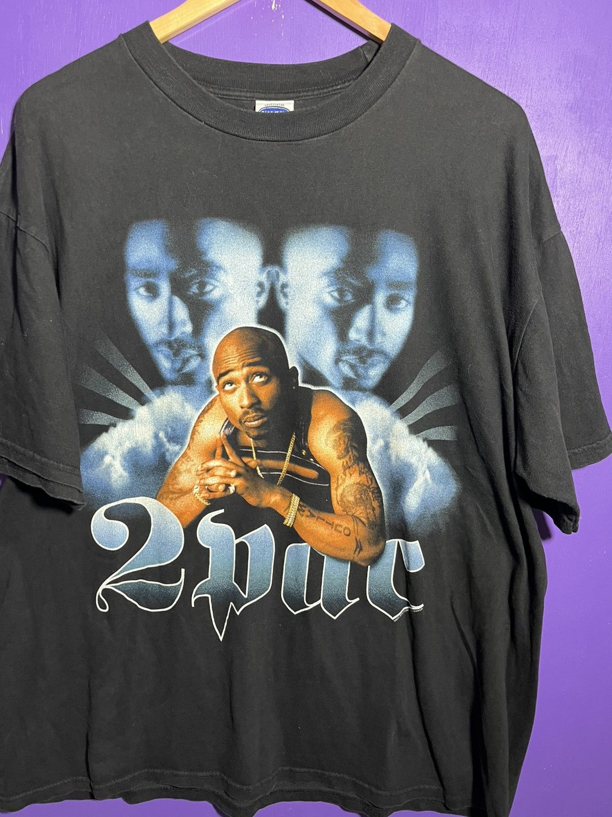 Rap Tees × Vintage Vintage 2001 Tupac only God can judge me t-shirt Size US XL / EU 56 / 4 - 3 Thumbnail
