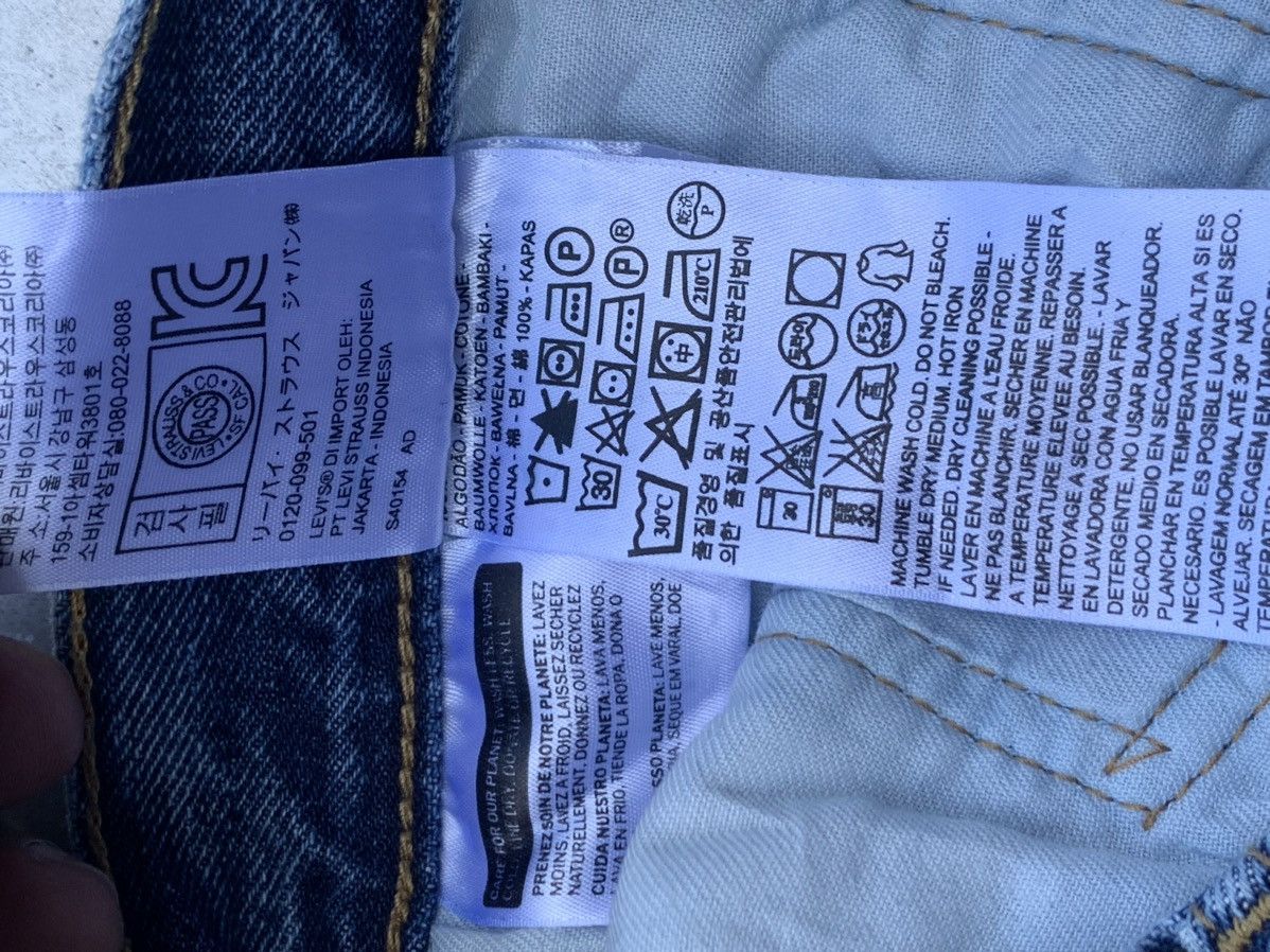 Levi's Grunge heavy distressed Levi's 501 jeans. Size US 33 - 9 Thumbnail