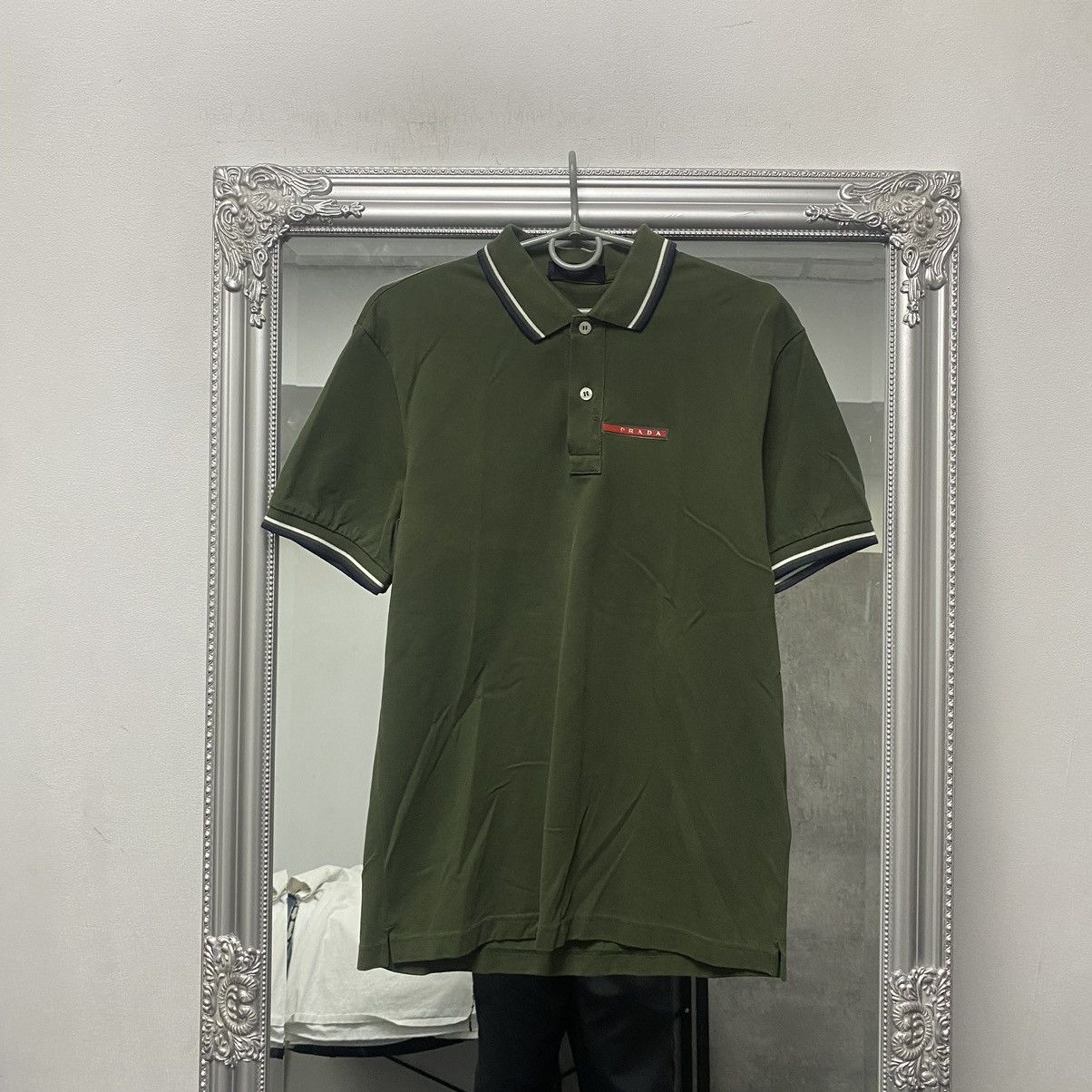 Prada Vintage Prada Polo Shirt Luxury Size US M / EU 48-50 / 2 - 1 Thumbnail
