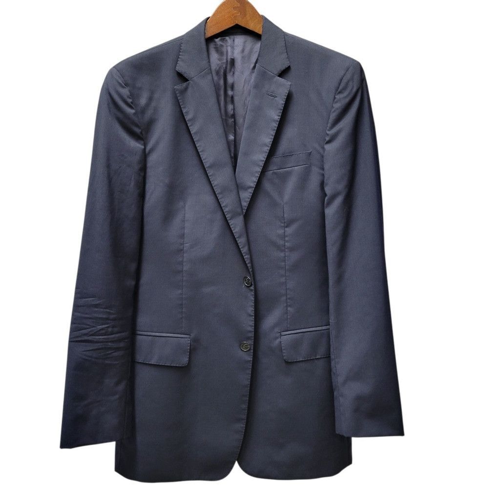 Valentino Valentino Men’s Fleece Wool Cupro Lining 2-Button Side-Vent Size 40R - 1 Thumbnail