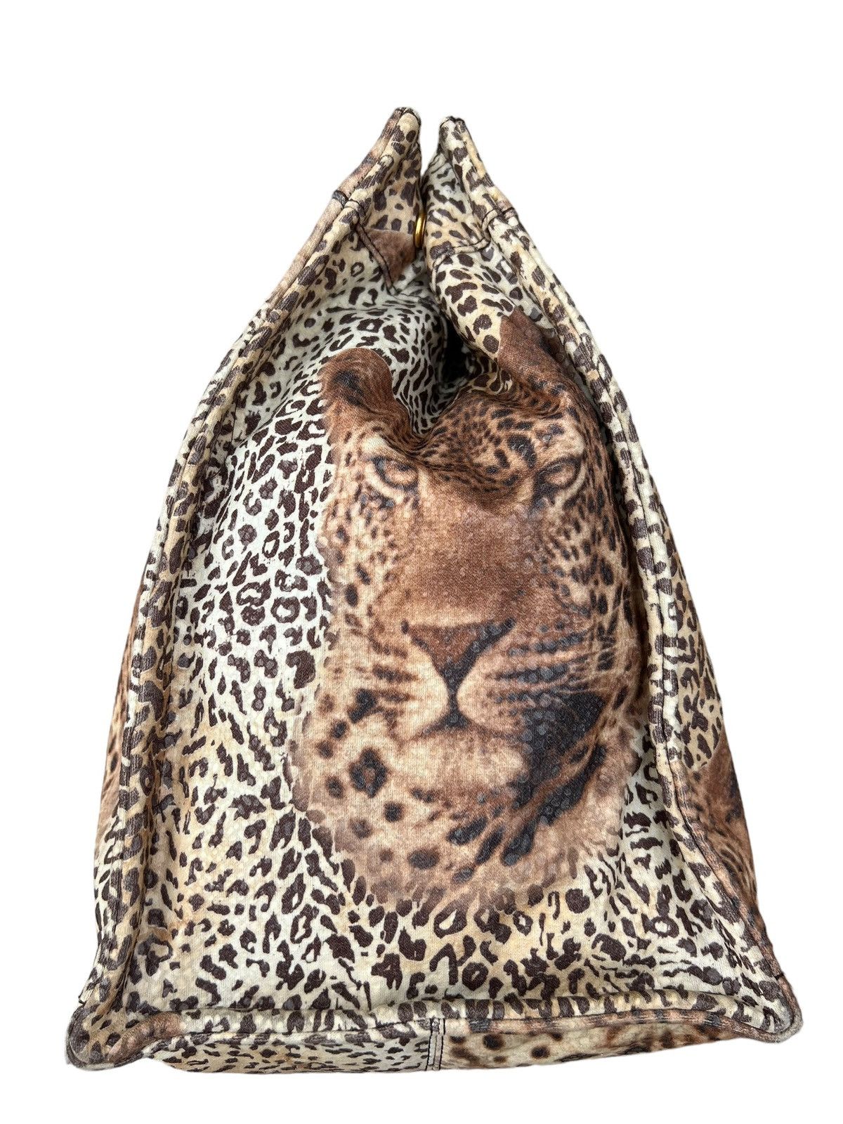 Vintage Vintage Japan Cheetah Leopard Large Tote Bag Size ONE SIZE - 14 Thumbnail