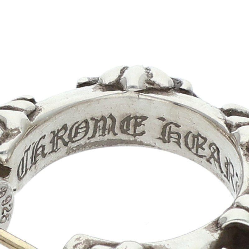 Chrome Hearts Chrome Hearts Small Cross Band Hoop Earring Size ONE SIZE - 3 Thumbnail