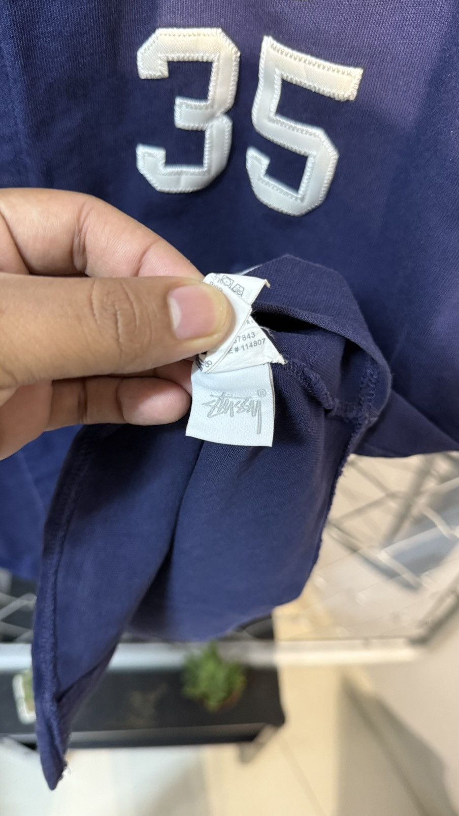 Stussy ‼️NEED GONE‼️ STUSSY BASEBALL NUMBER 35 SHIRT Size US L / EU 52-54 / 3 - 9 Thumbnail
