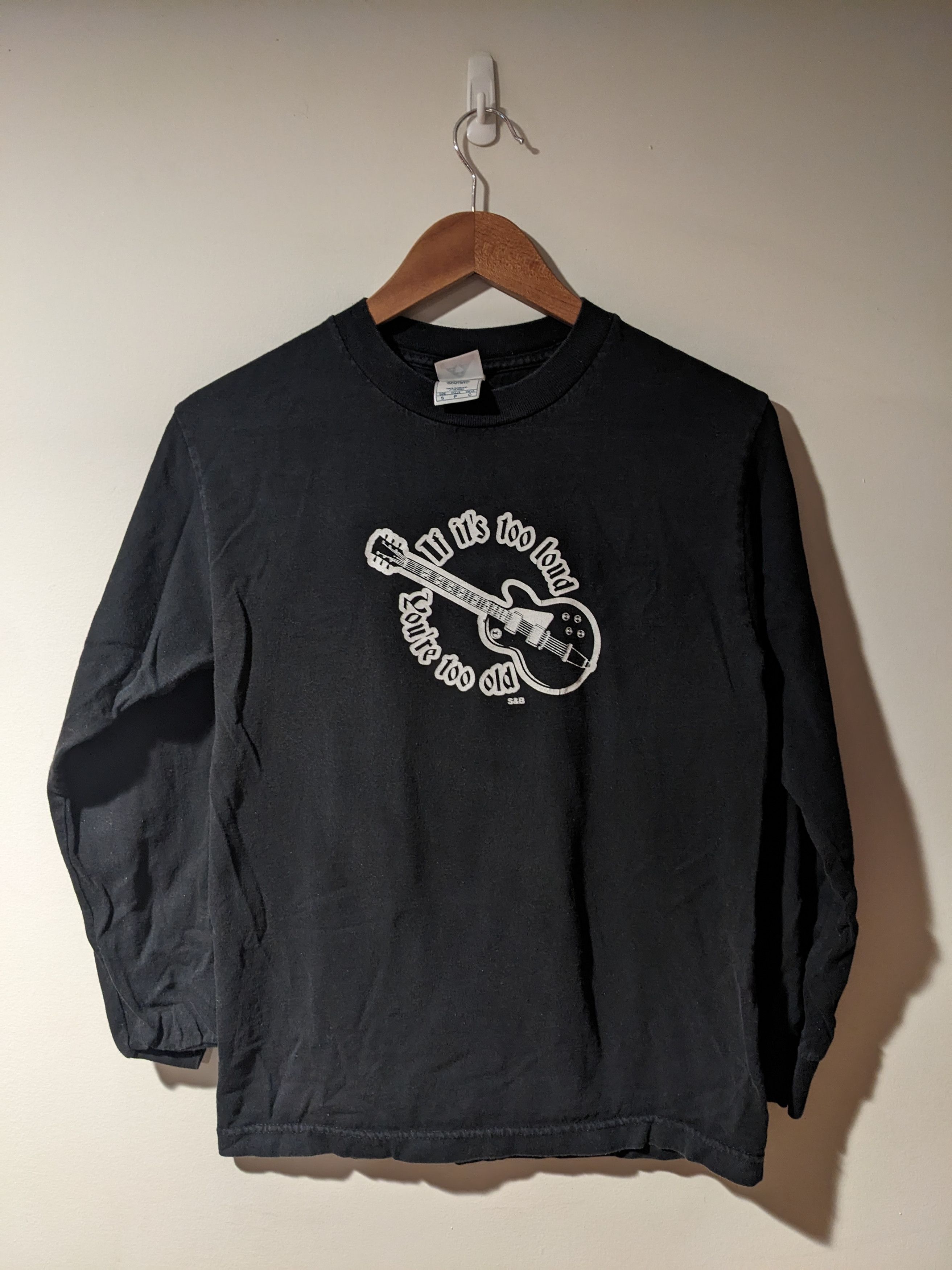Alstyle × Vintage Vintage Y2K If It's Too Loud You're Too Long-Sleeve T-Shirt Size US S / EU 44-46 / 1 - 1 Thumbnail