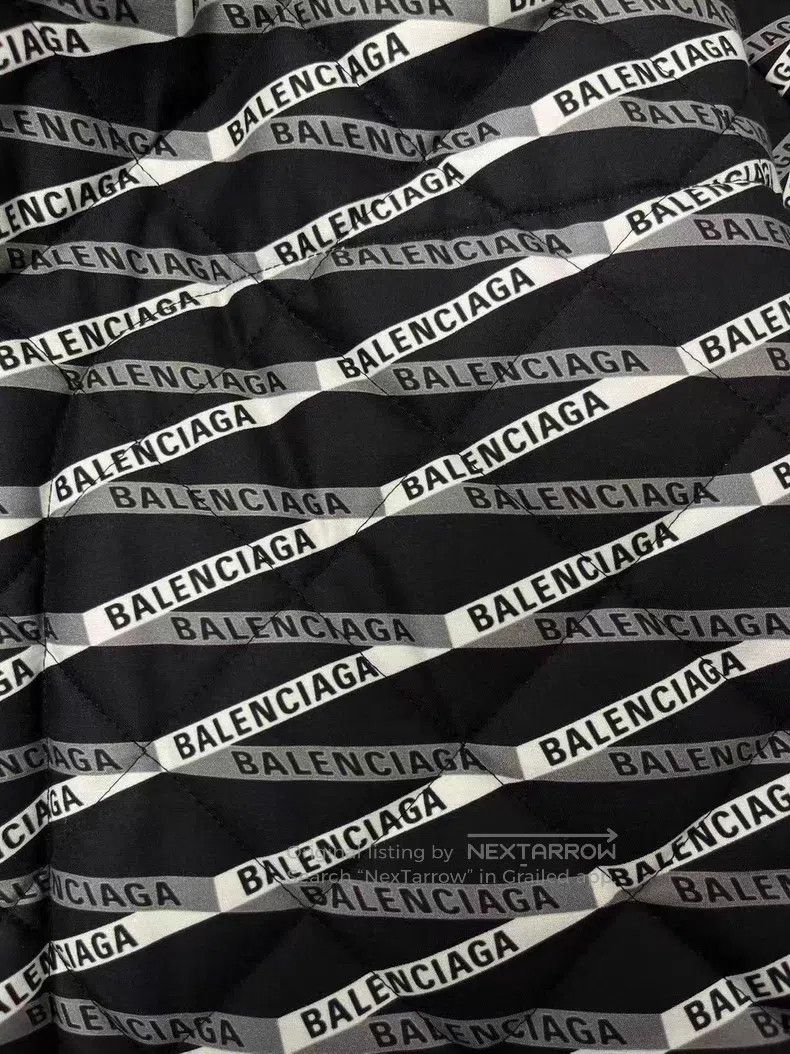 Balenciaga Balenciaga Logo print all-over lightweight down jacket Size US XS / EU 42 / 0 - 3 Thumbnail
