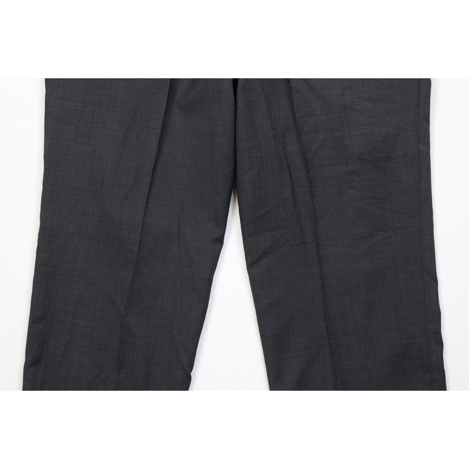 Ralph Lauren Ralph Lauren Wool 2 Piece Suit Wedding Charcoal Size 40S - 19 Thumbnail