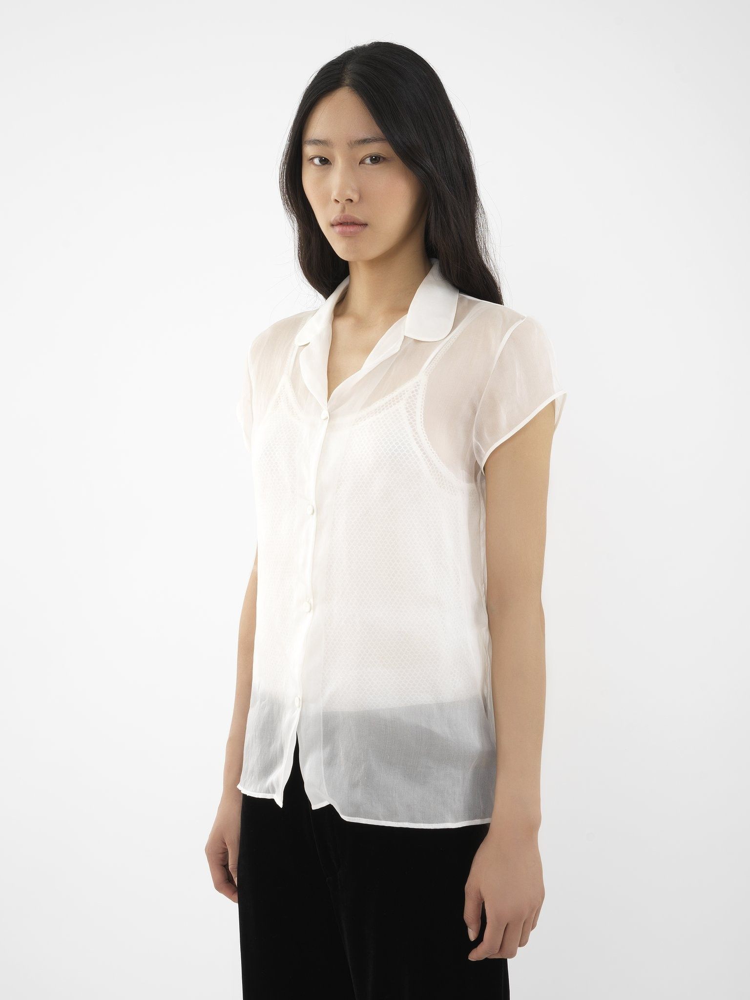 Chloe o1loc1c0325 CHC24 Blouse in White Size S / US 4 / IT 40 - 3 Thumbnail