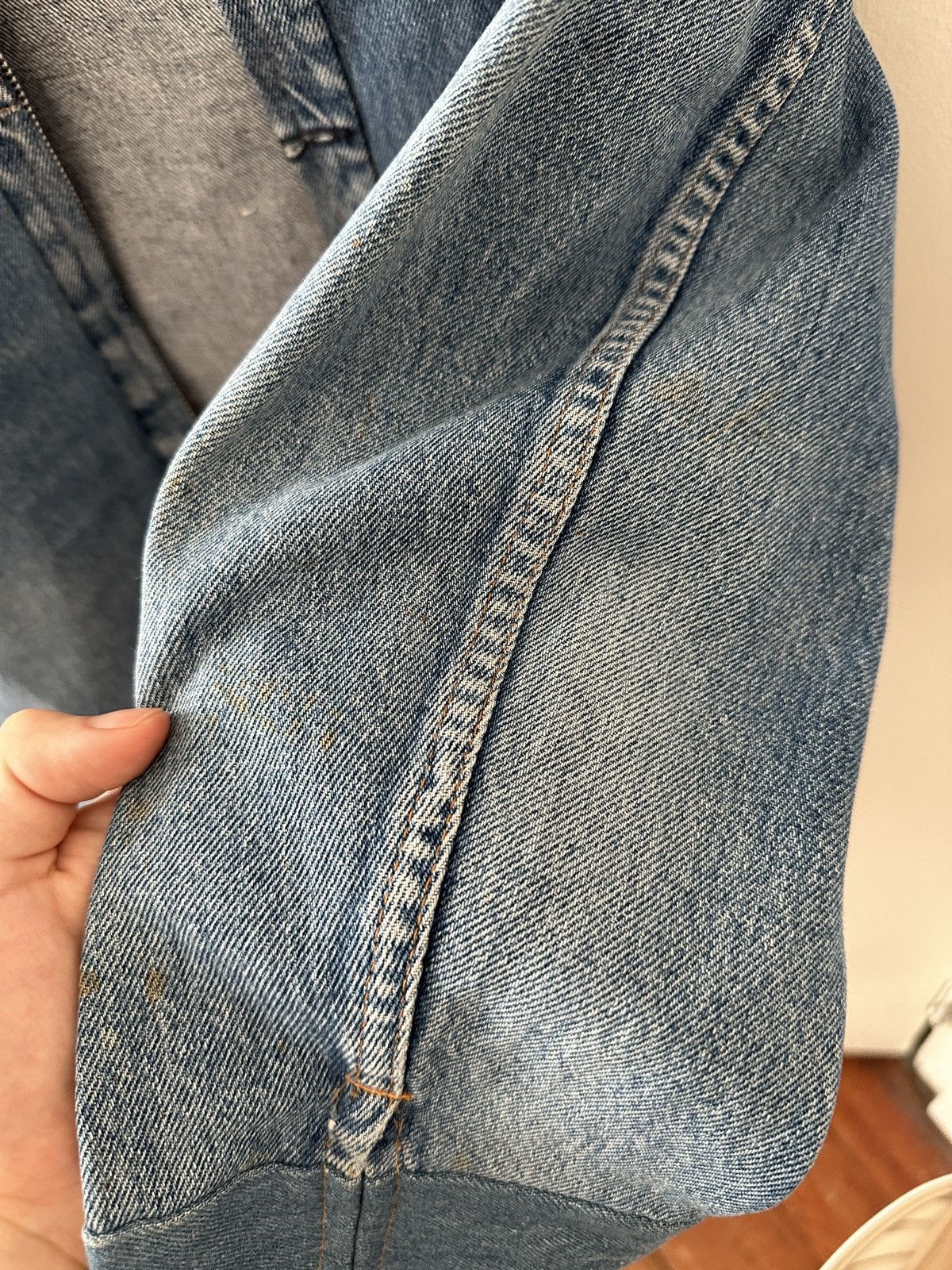 Maison Margiela Margiela Artisanal Reworked Denim Racer Moto Jacket Size US S / EU 44-46 / 1 - 5 Thumbnail