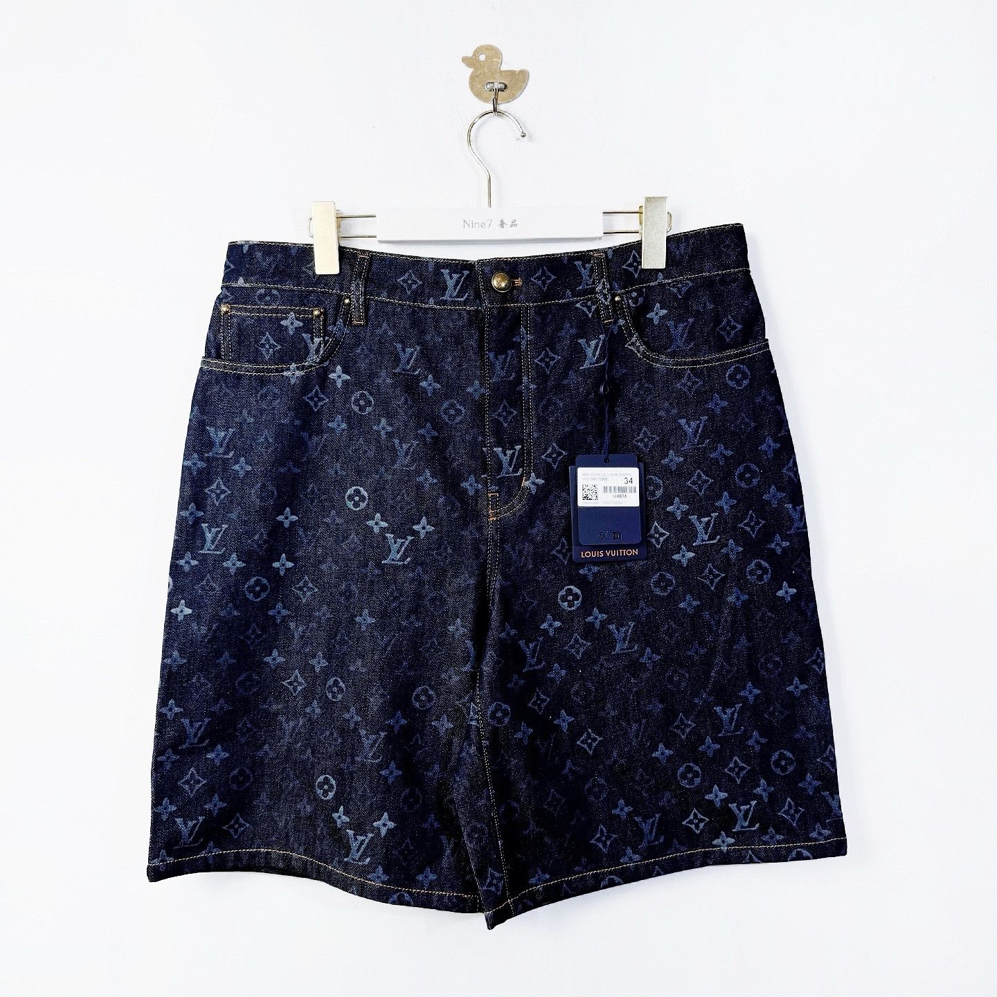 Louis Vuitton Louis Vuitton Monogram Denim Shorts Size 34 Size US 34 / EU 50 - 1 Thumbnail